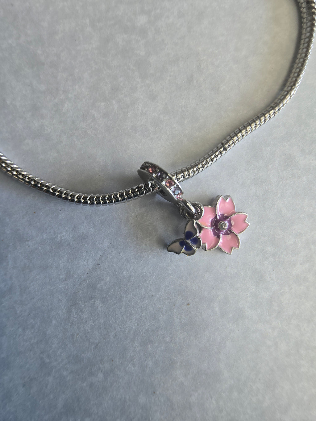 silver charm fits all charm bracelets