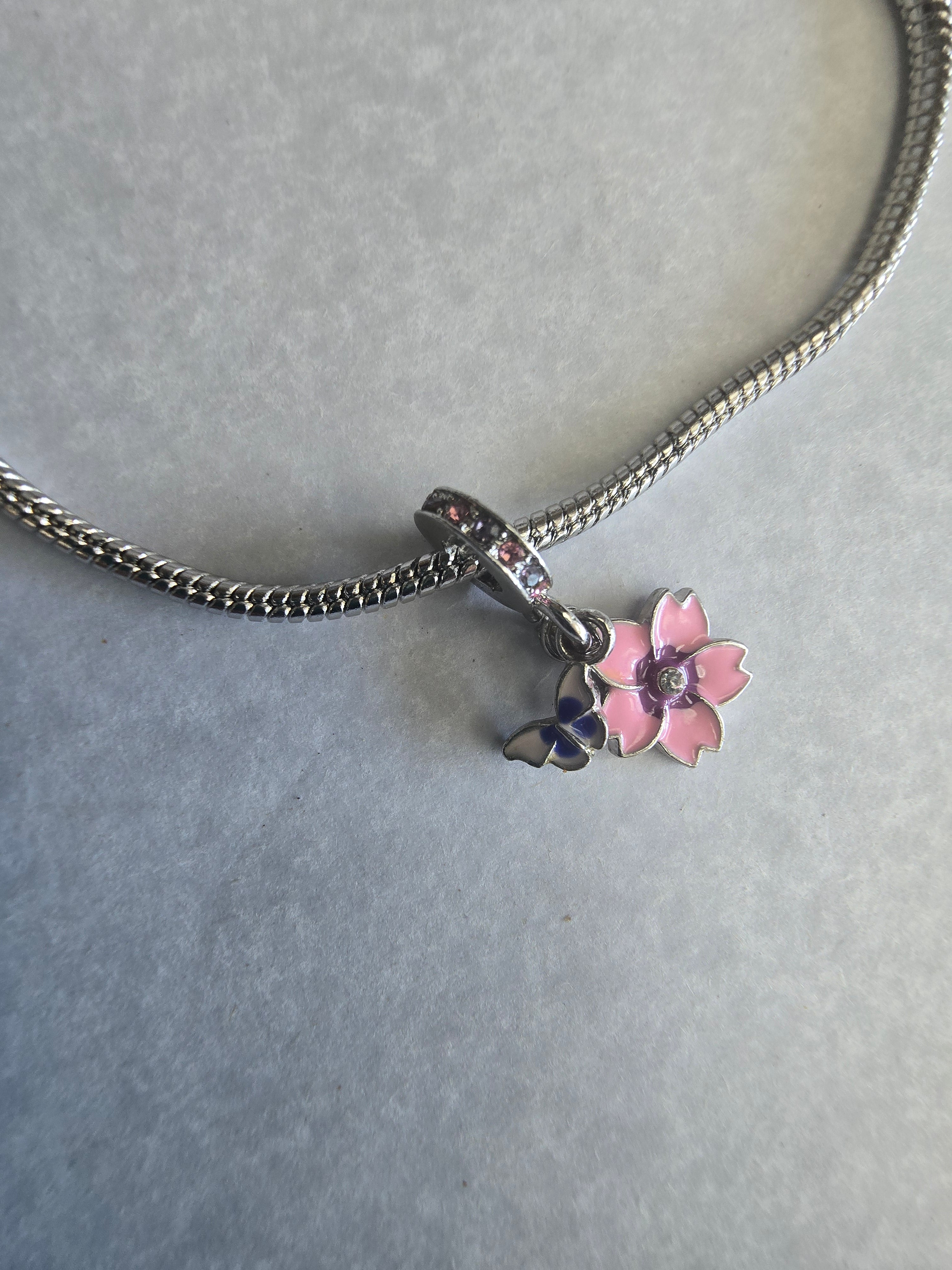 silver charm fits all charm bracelets