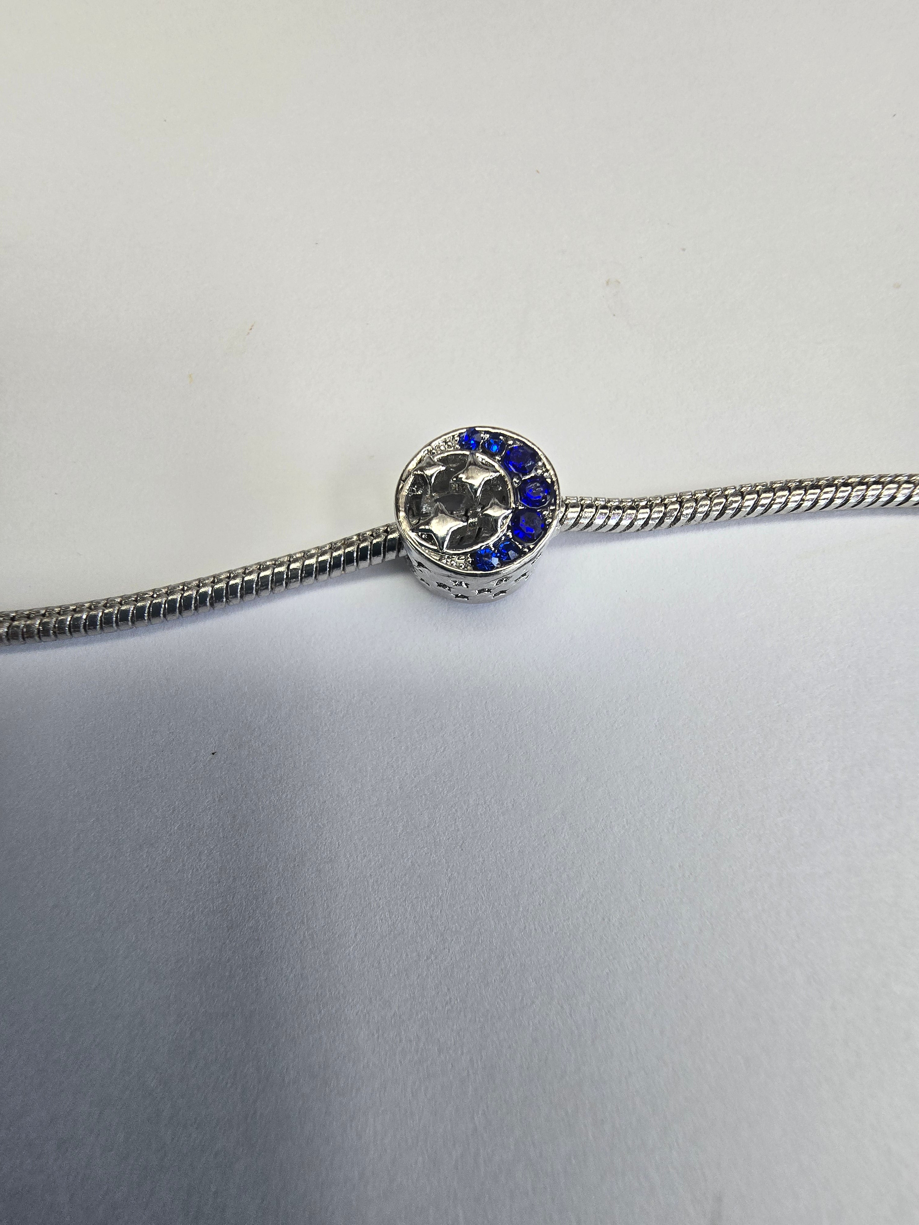 silver charm fits all charm bracelets