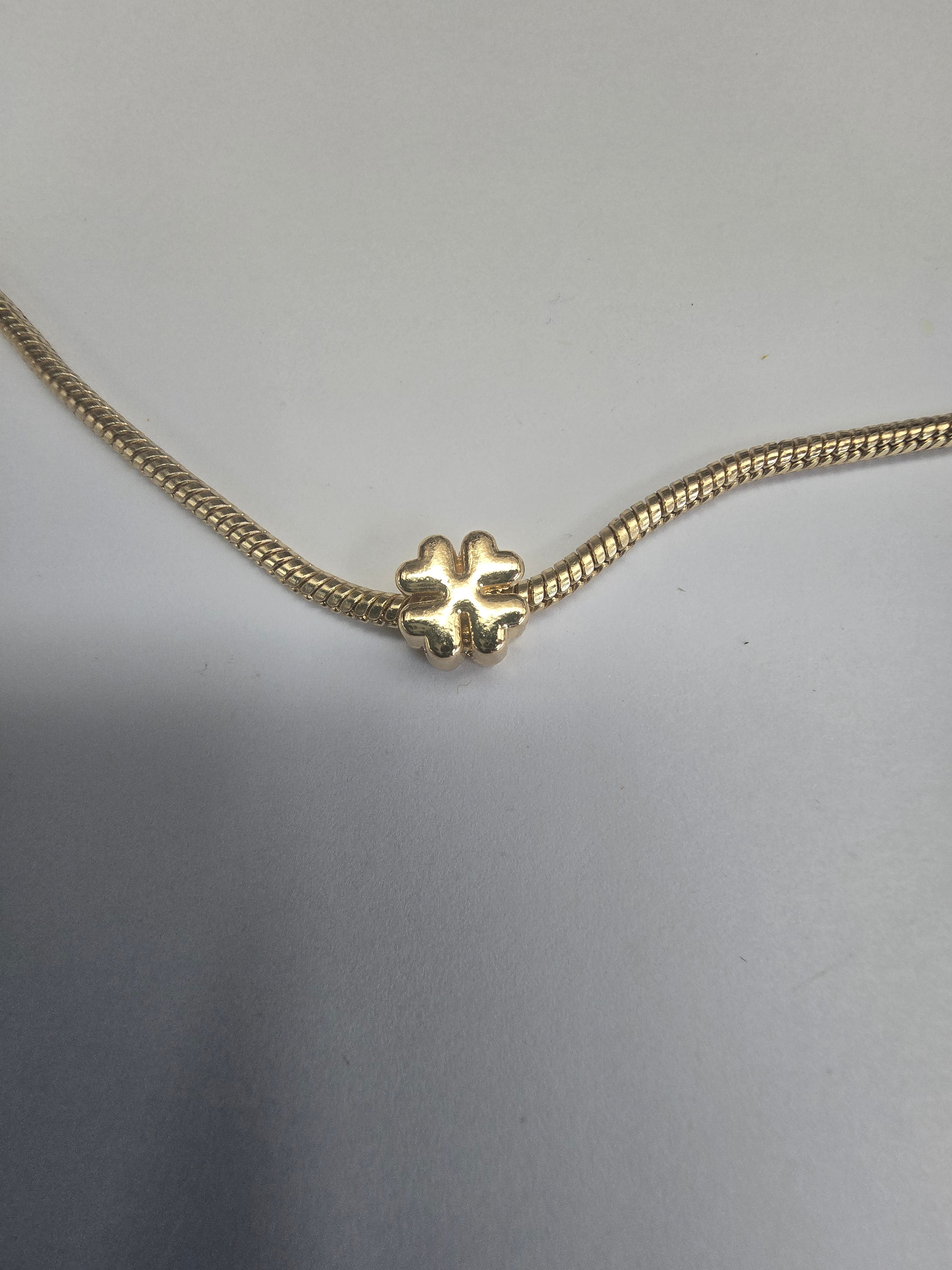 Gold charm fits all charm bracelets