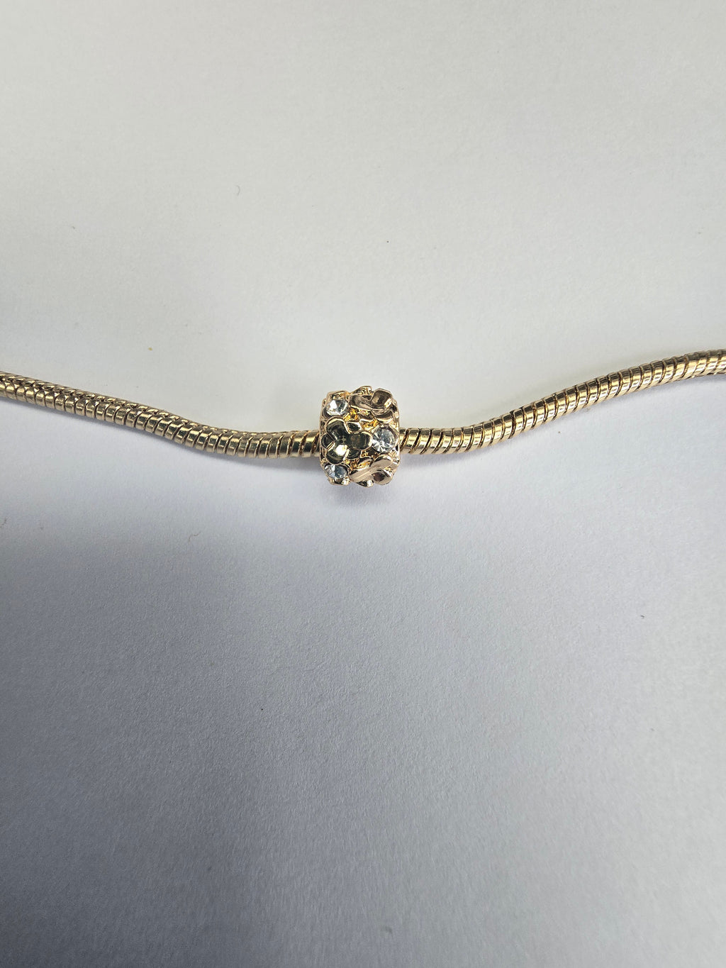 Gold charm fits all charm bracelets