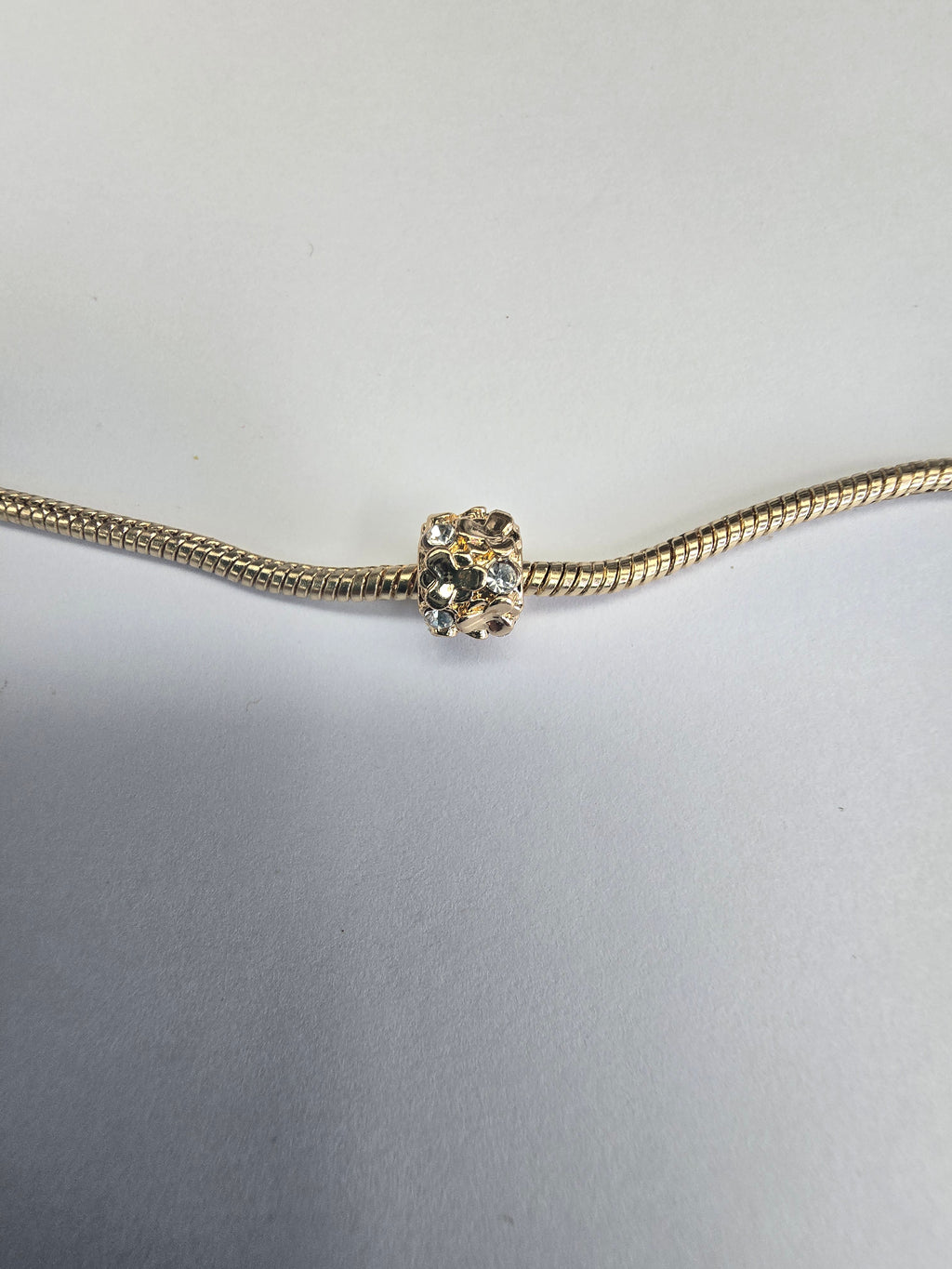 Gold charm fits all charm bracelets
