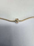 Gold charm fits all charm bracelets