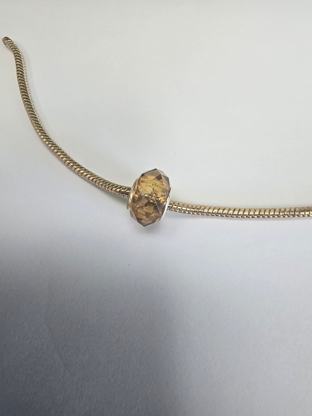 Gold charm fits all charm bracelets