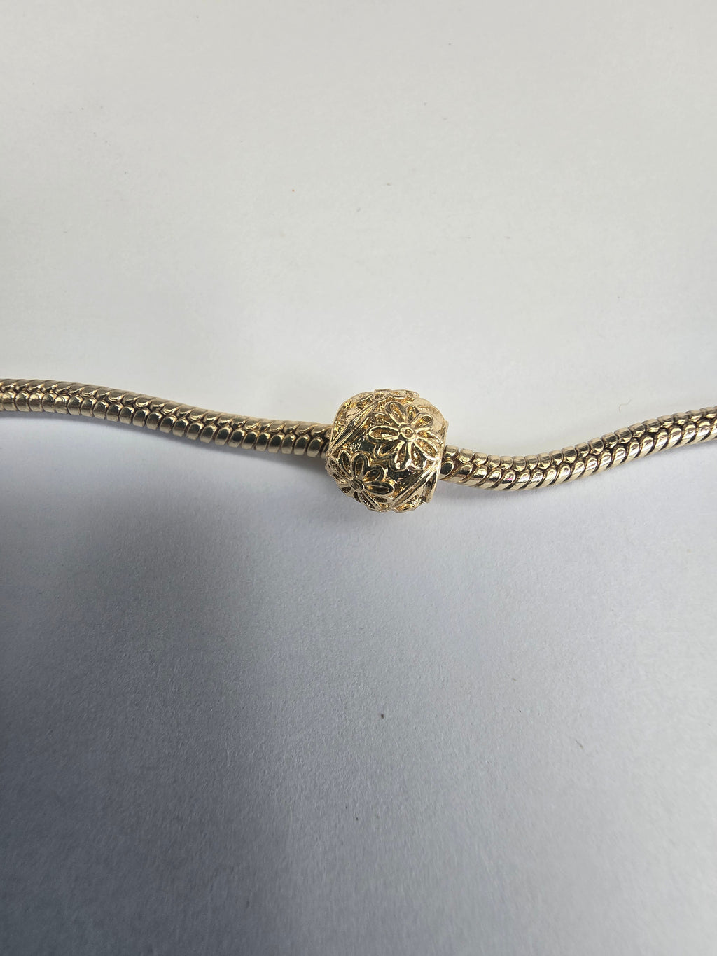 Gold charm fits all charm bracelets
