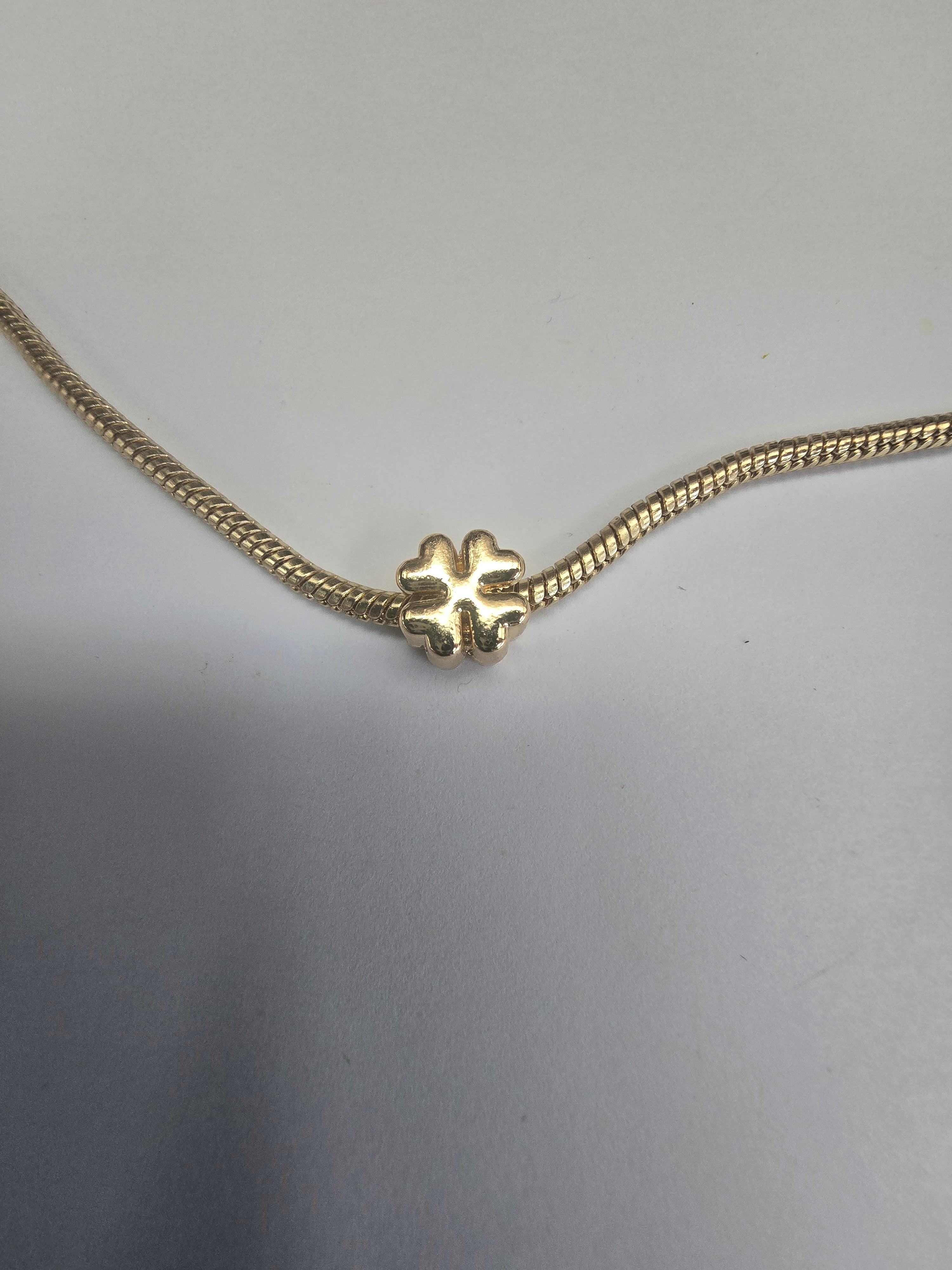 Gold charm fits all charm bracelets