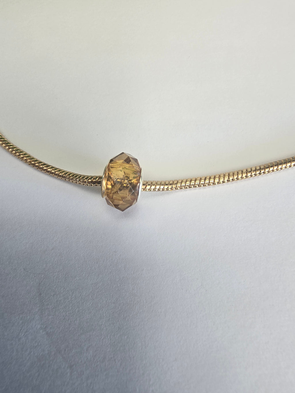 Gold charm fits all charm bracelets