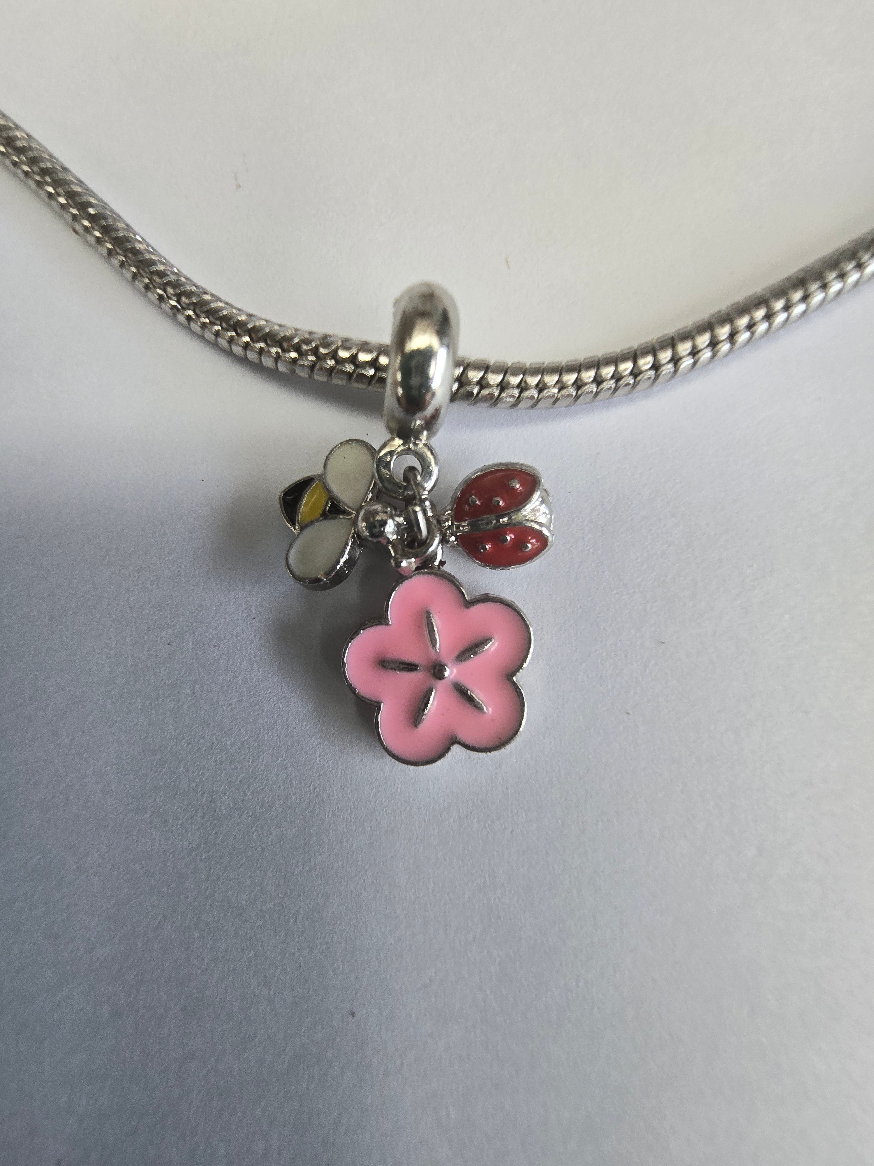 silver charm fits all charm bracelets