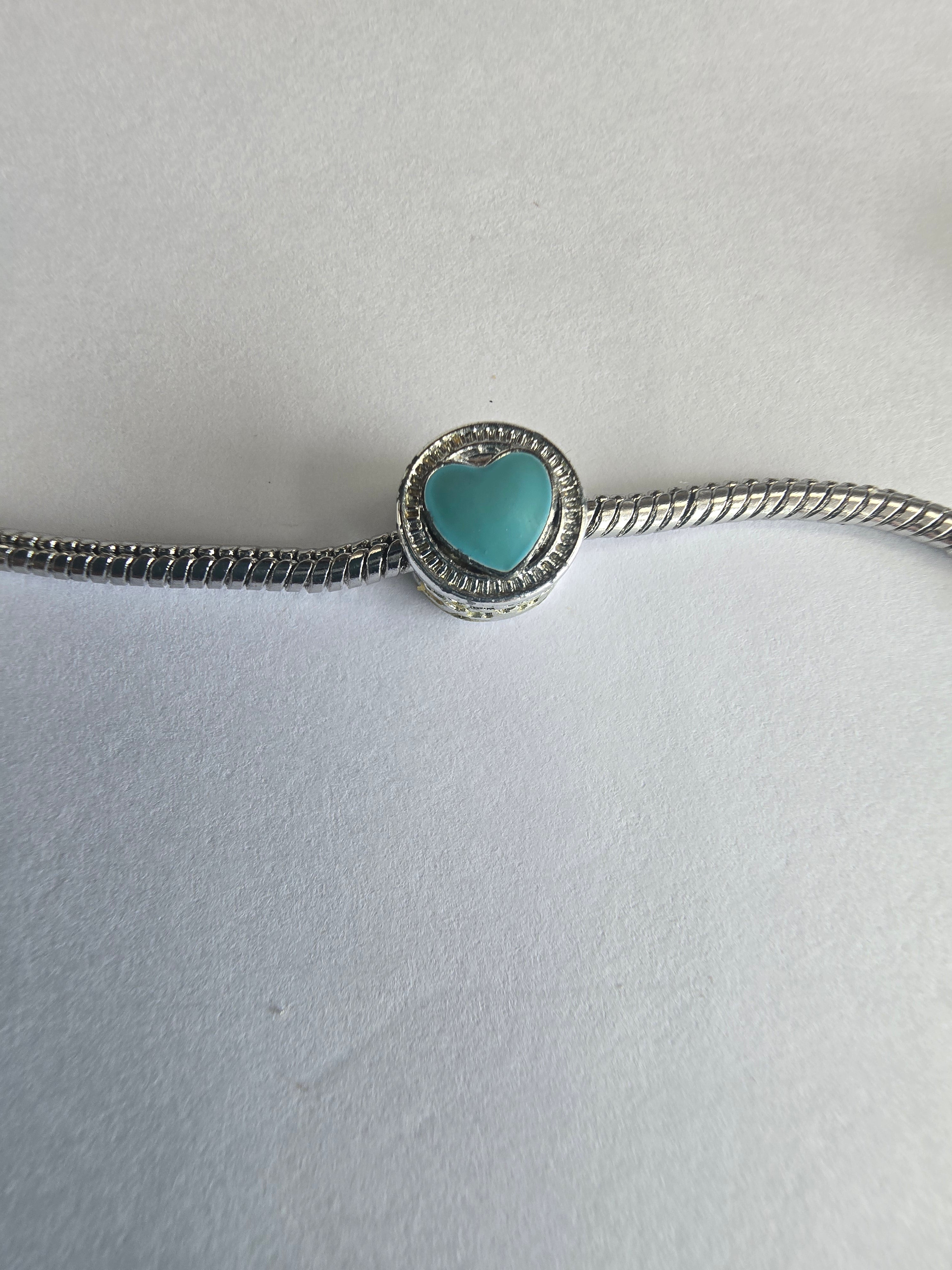 silver charm fits all charm bracelets