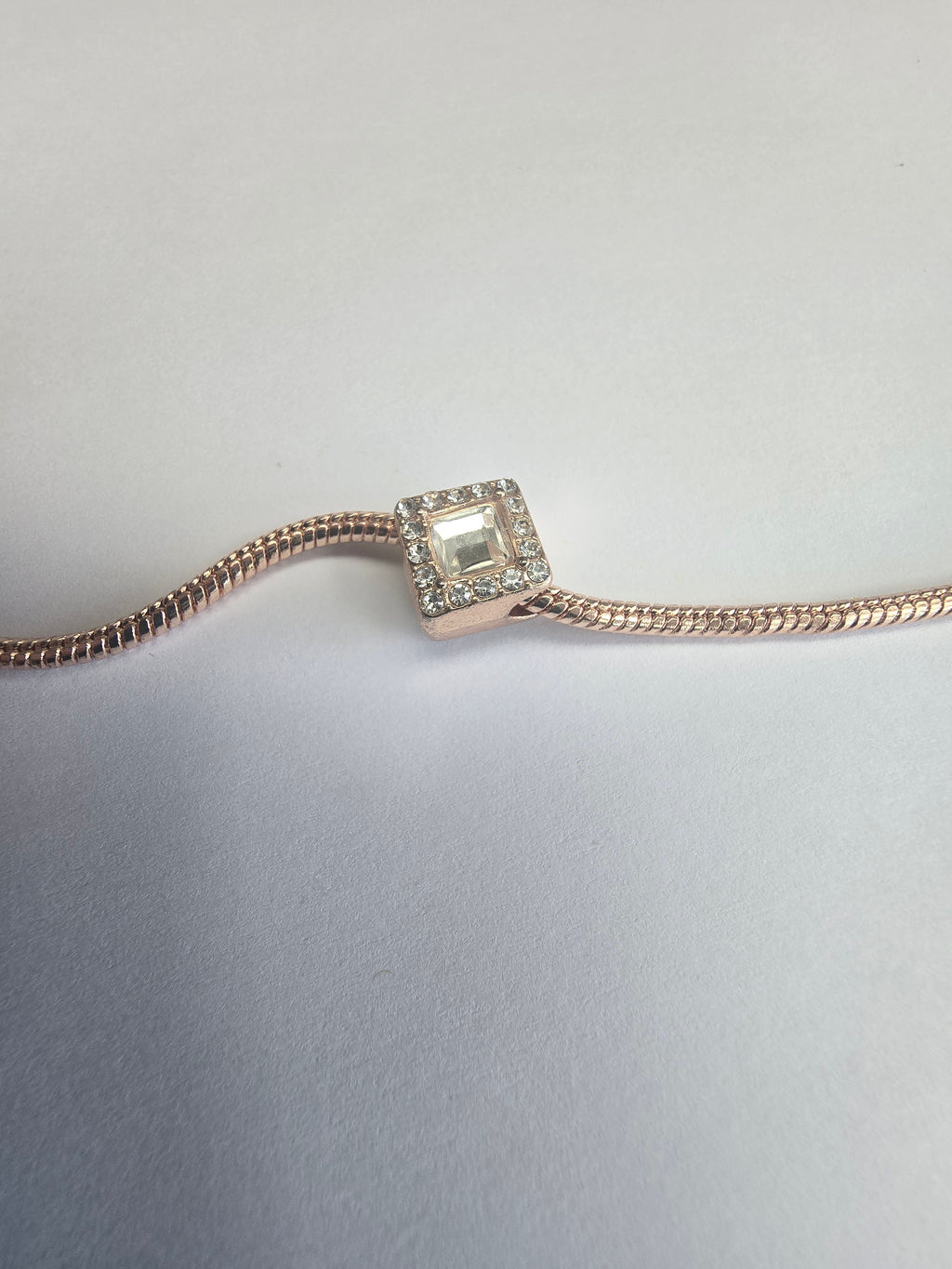 Rose Gold charm fits all charm bracelets