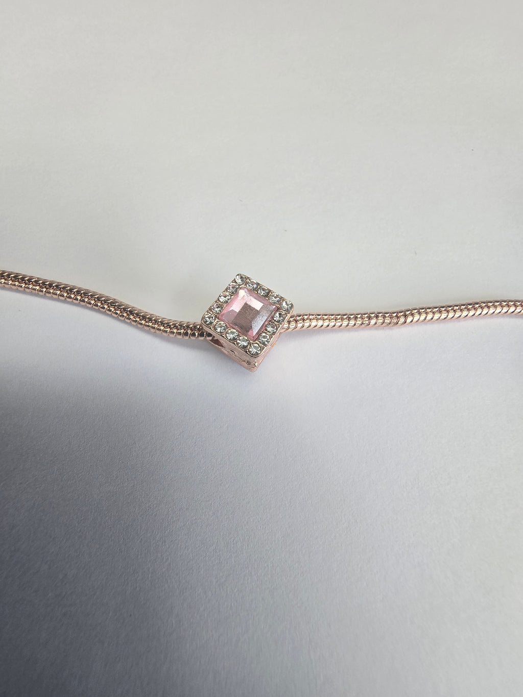 Rose Gold charm fits all charm bracelets