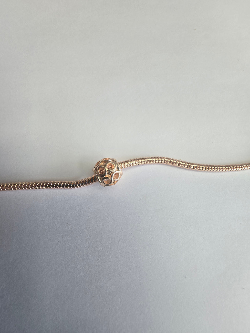 Rose Gold charm fits all charm bracelets