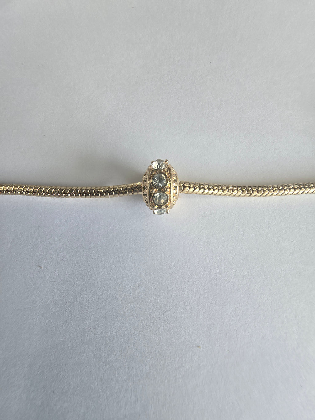 Gold charm fits all charm bracelets