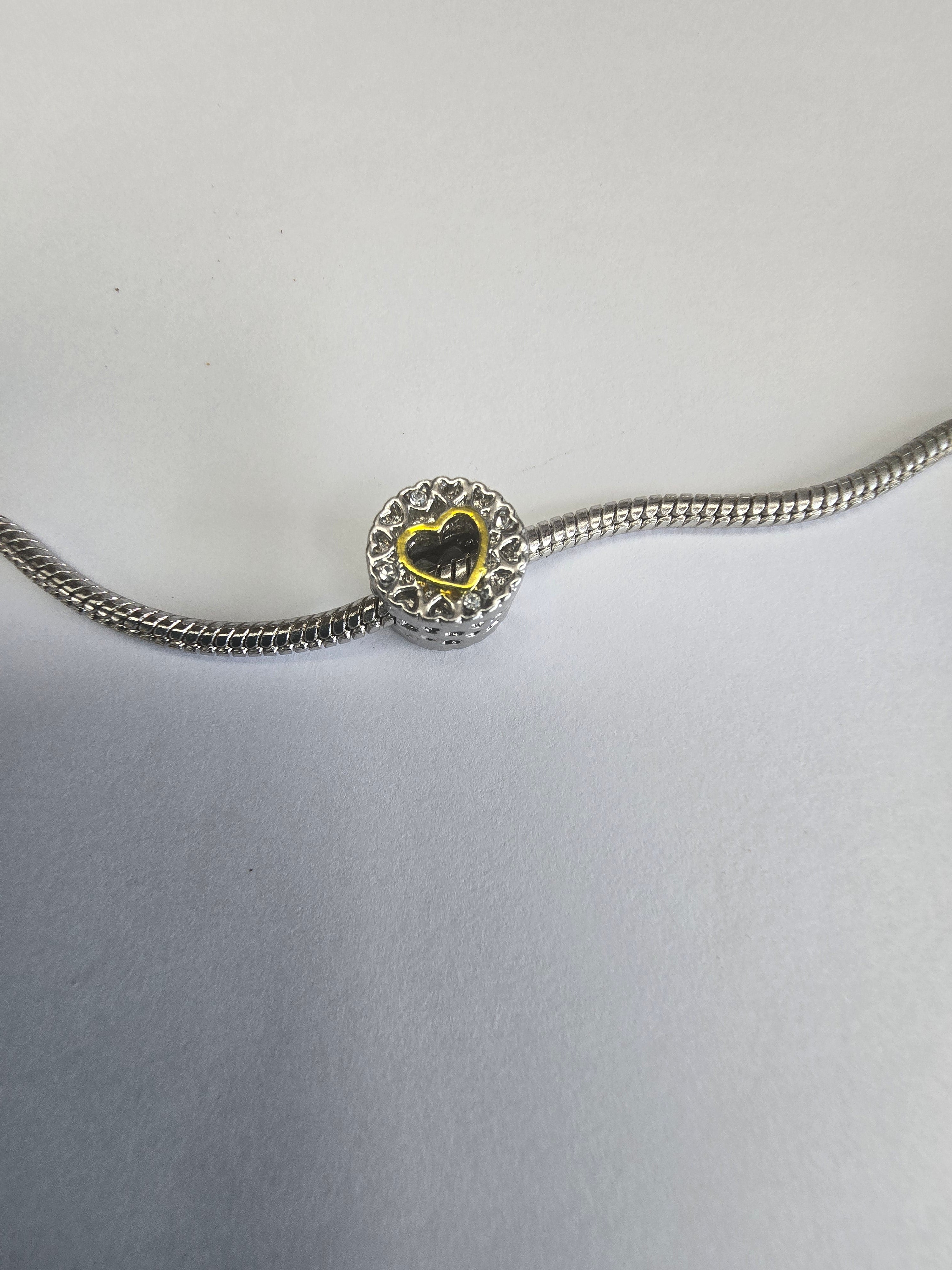 silver charm fits all charm bracelets