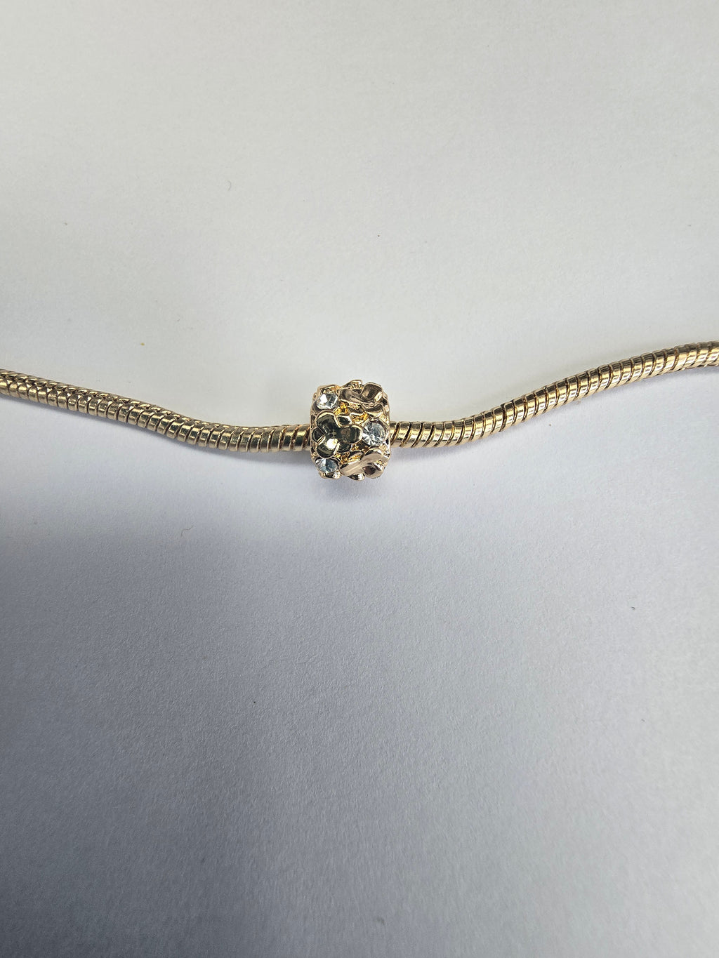 Gold charm fits all charm bracelets