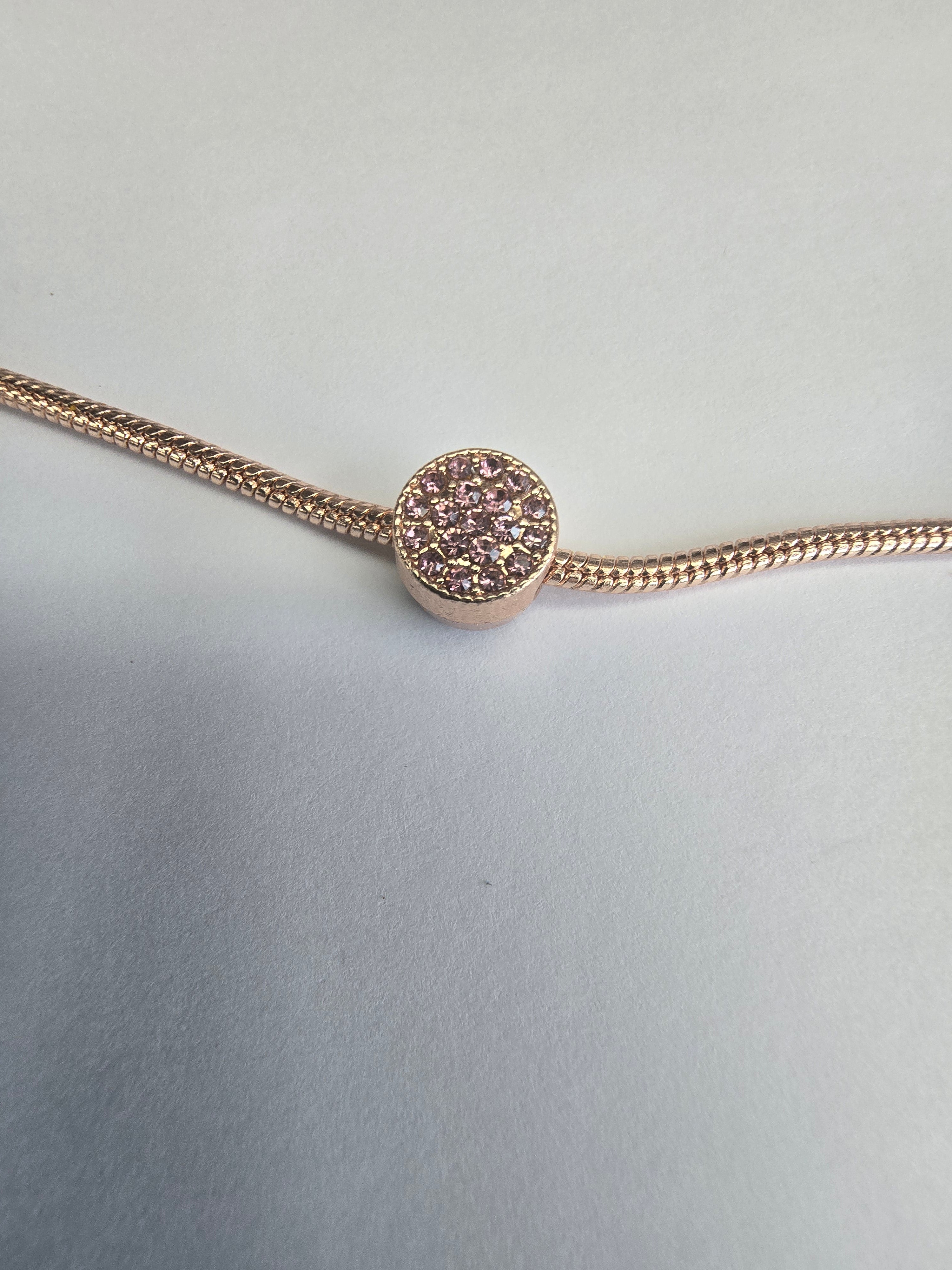 Rose Gold charm fits all charm bracelets
