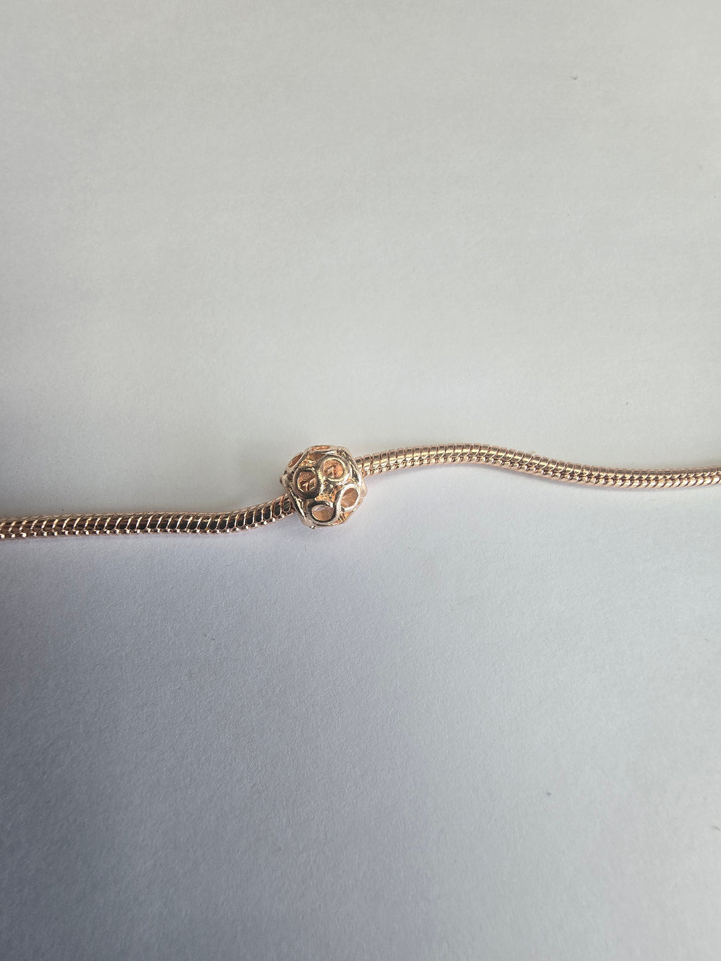 Rose Gold charm fits all charm bracelets