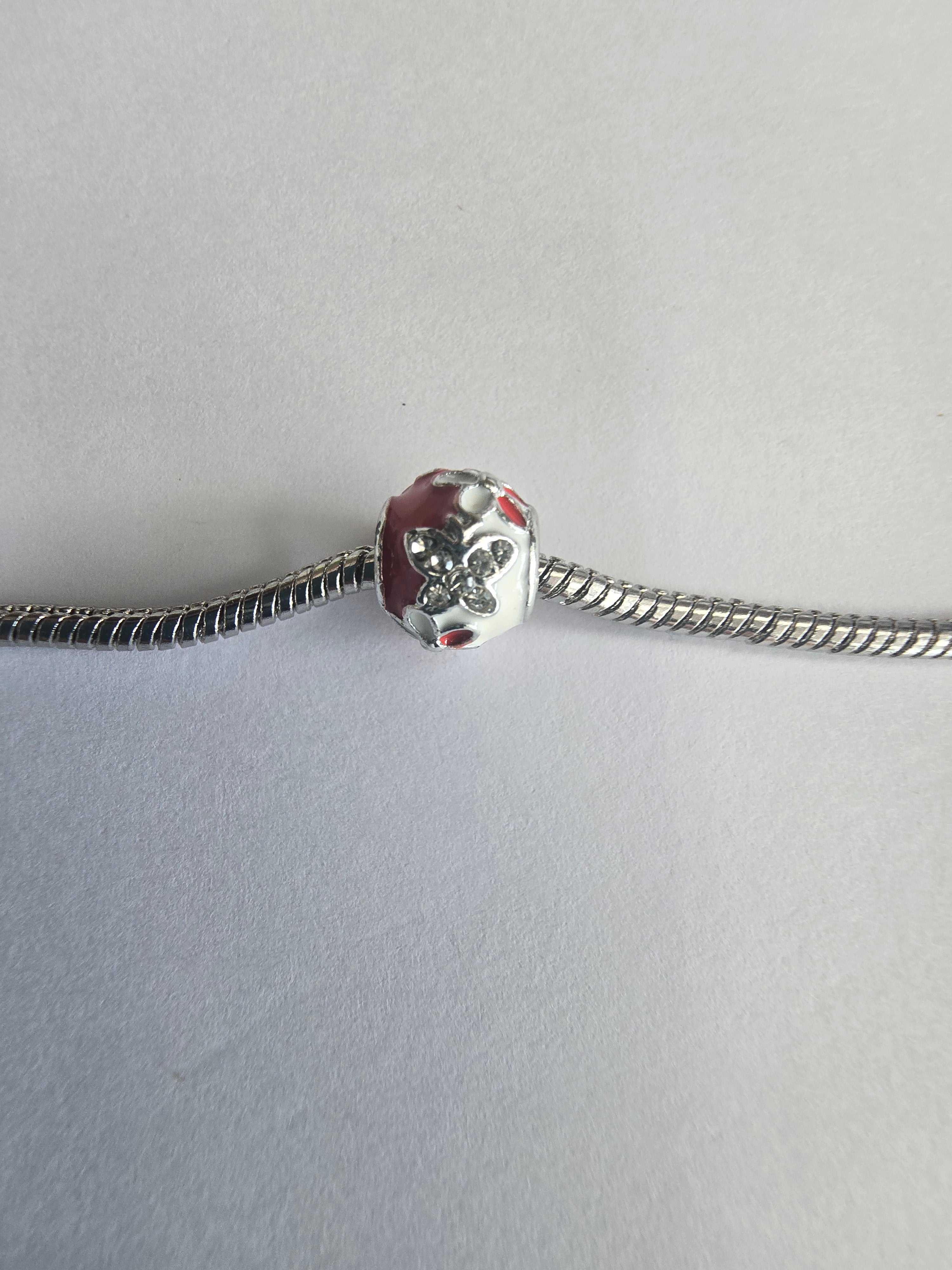 silver charm fits all charm bracelets