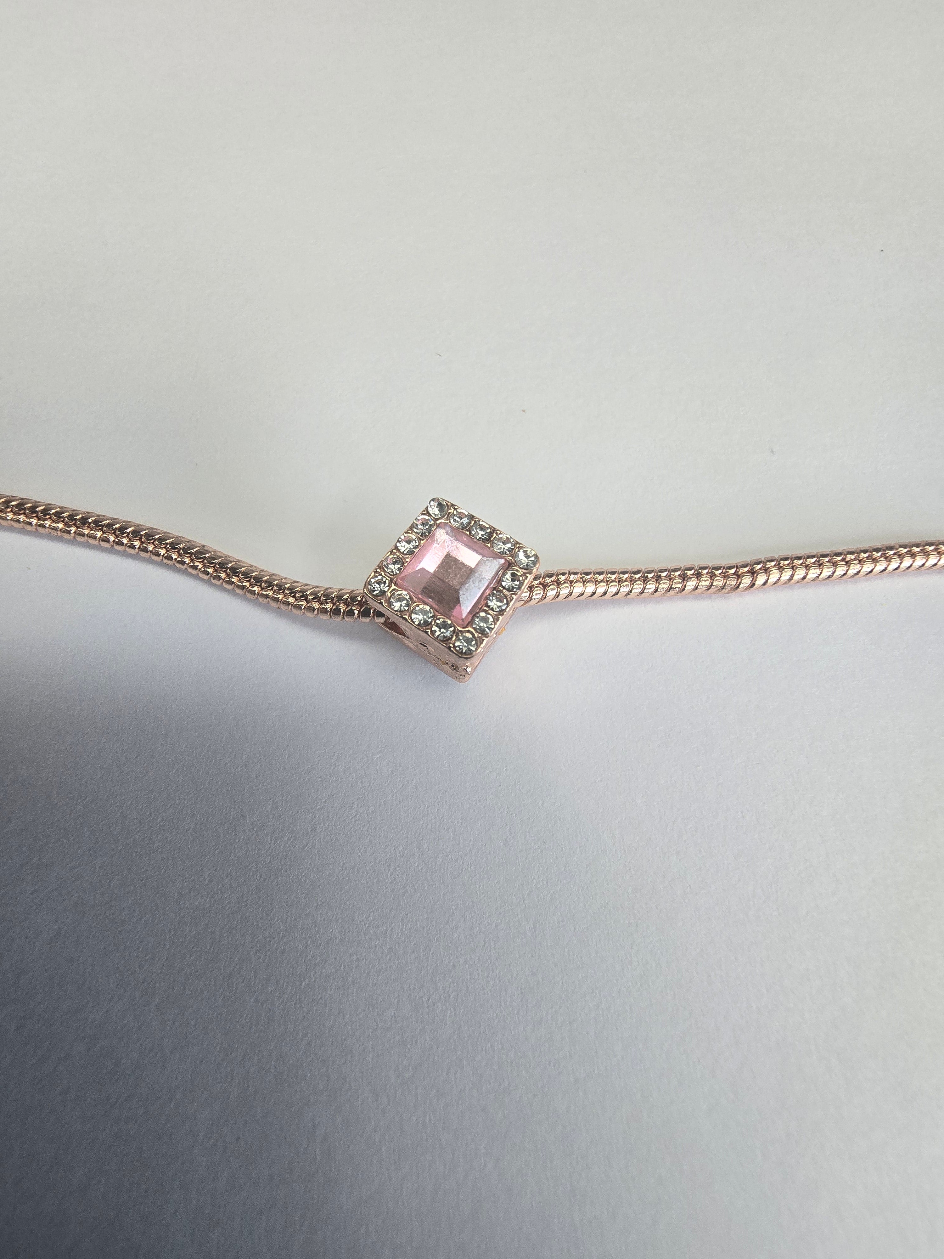 Rose Gold charm fits all charm bracelets