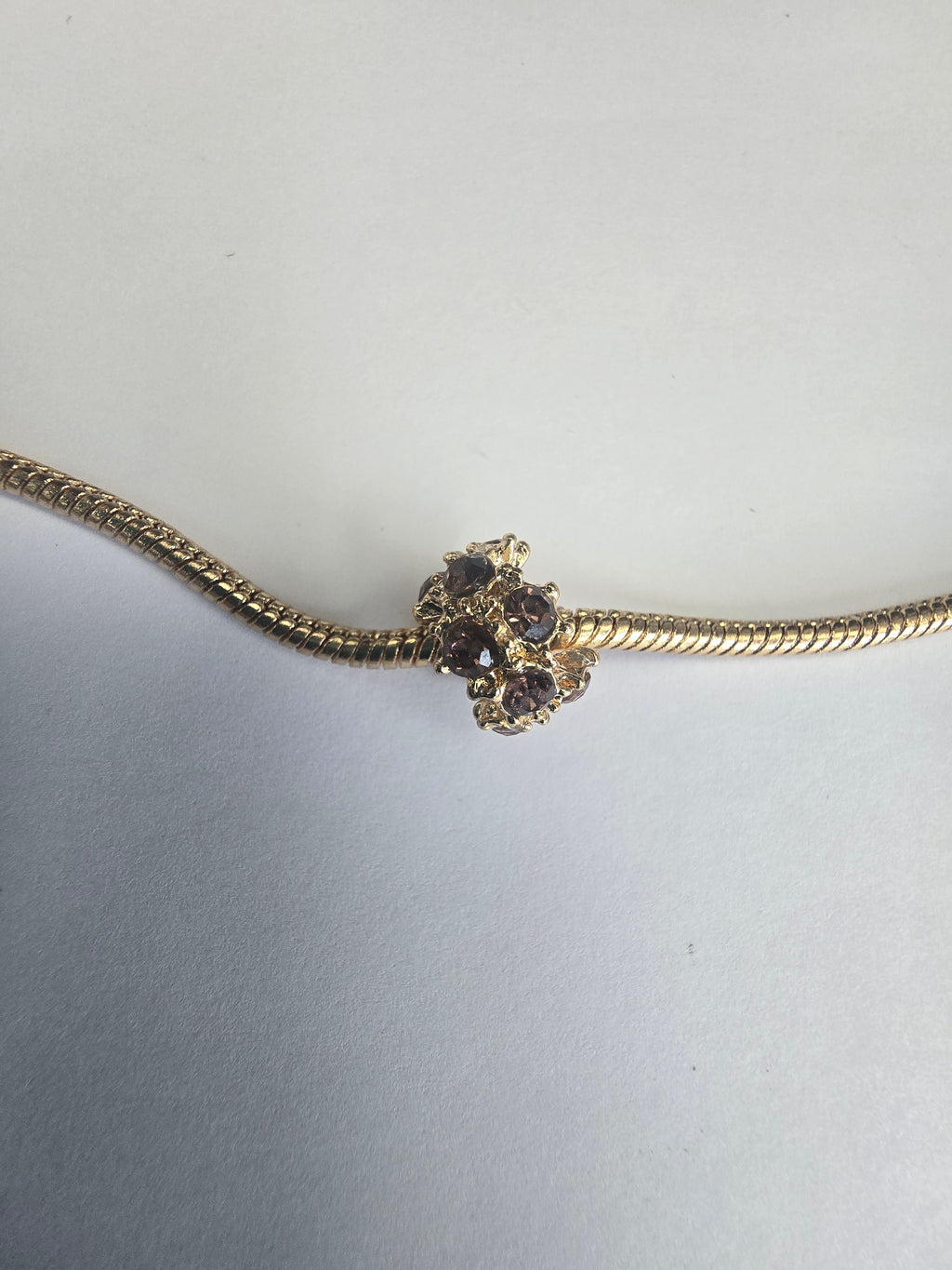Gold charm fits all charm bracelets