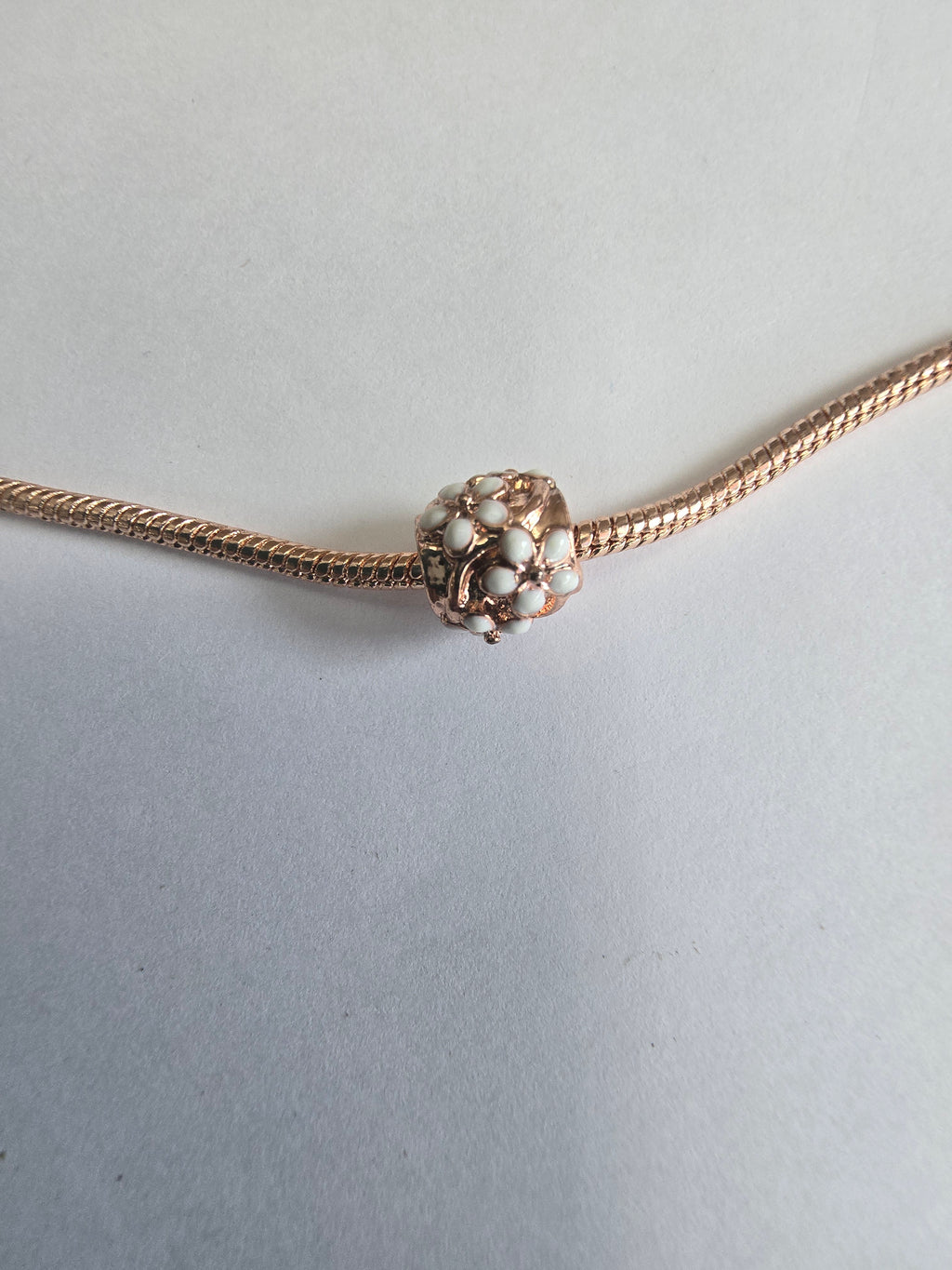Rose Gold charm fits all charm bracelets
