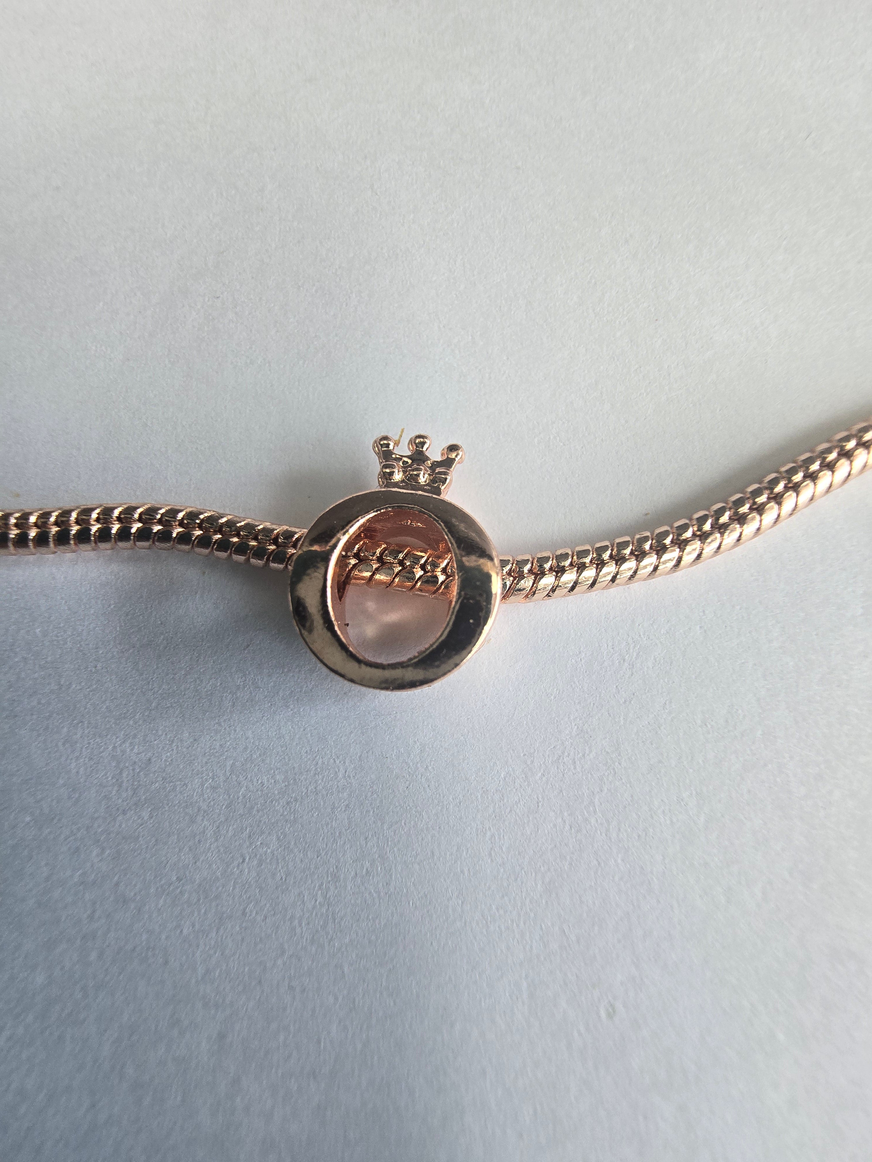 Rose Gold charm fits all charm bracelets