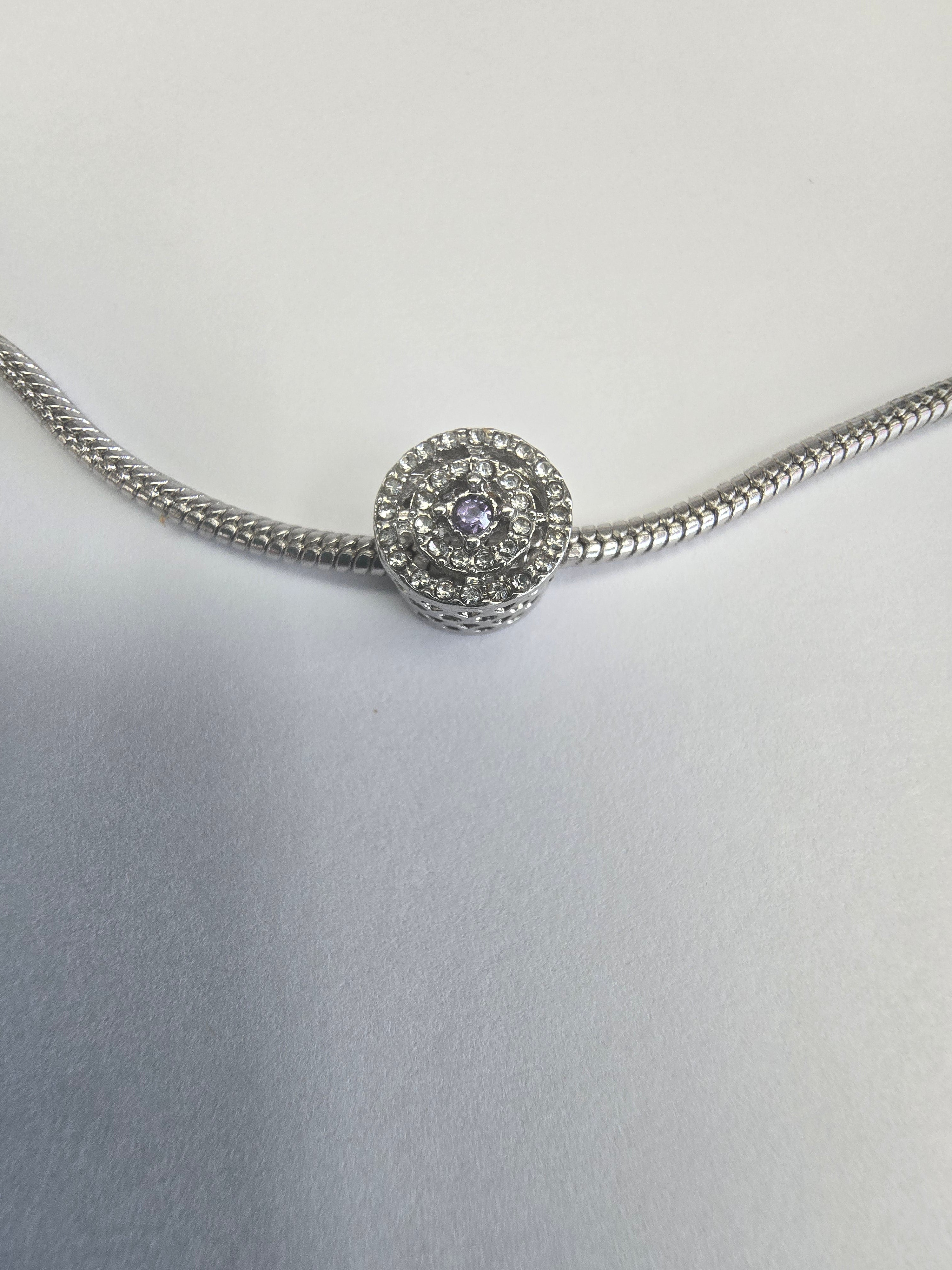 silver charm fits all charm bracelets