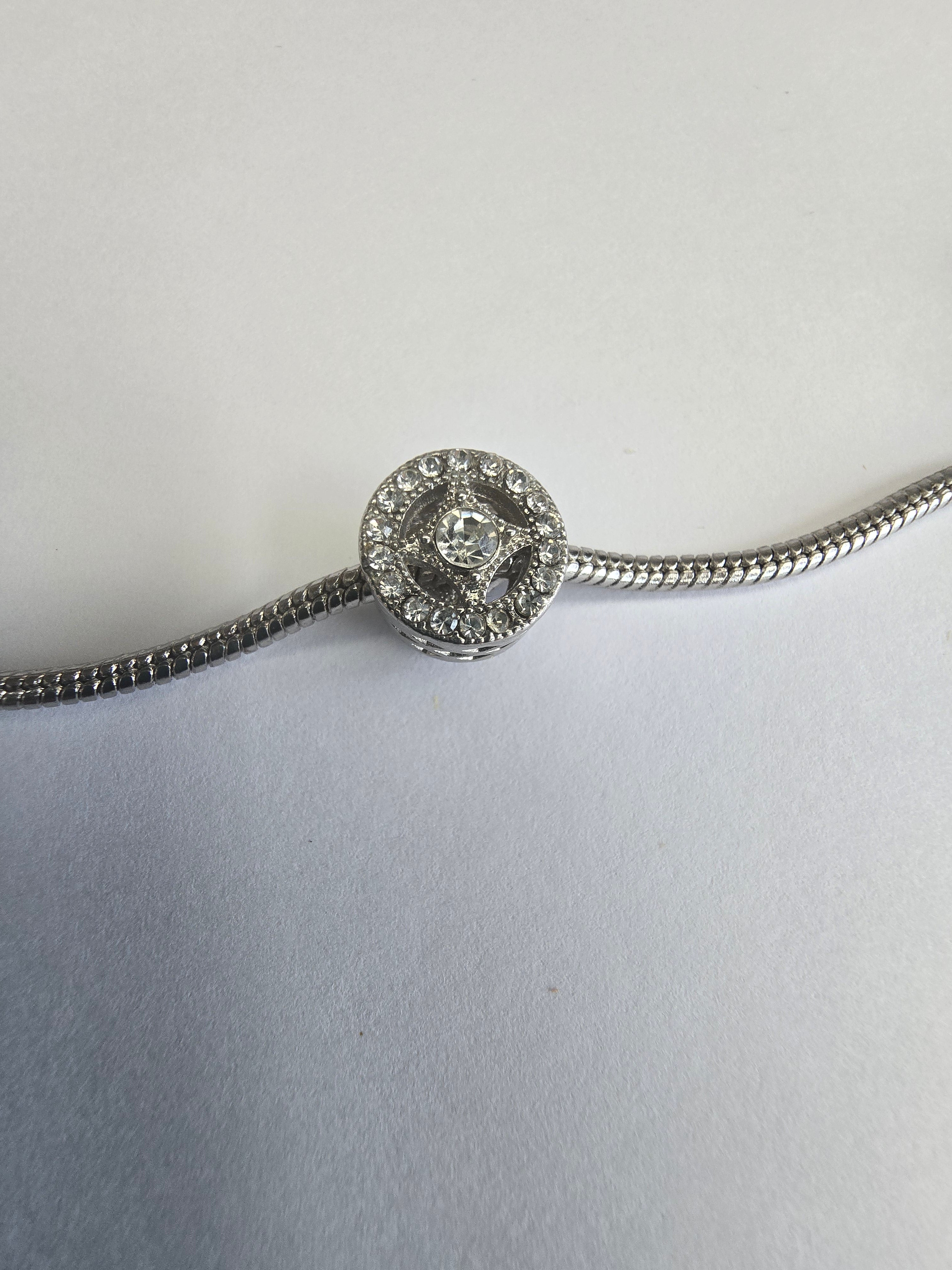 silver charm fits all charm bracelets