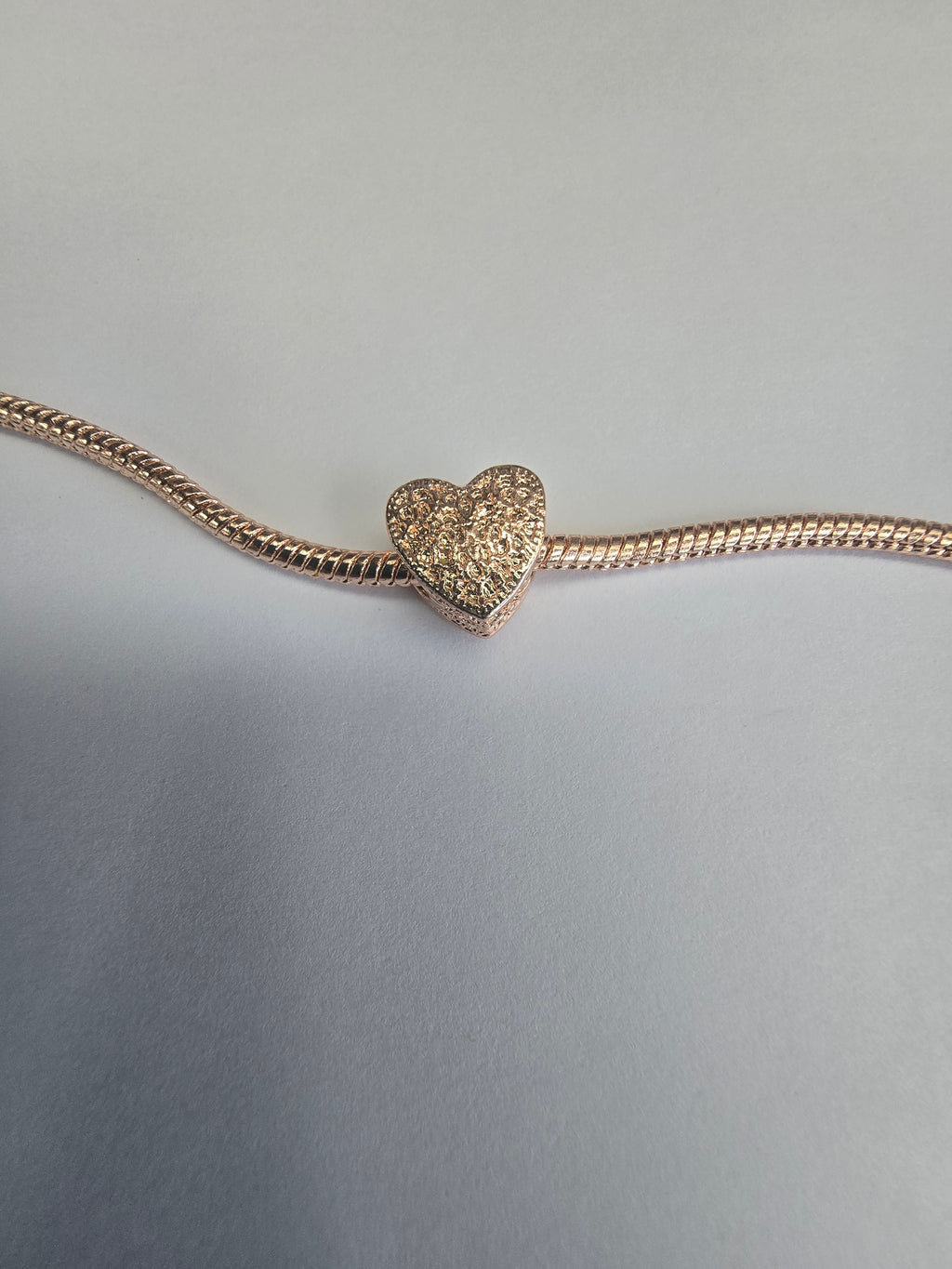 Rose Gold charm fits all charm bracelets