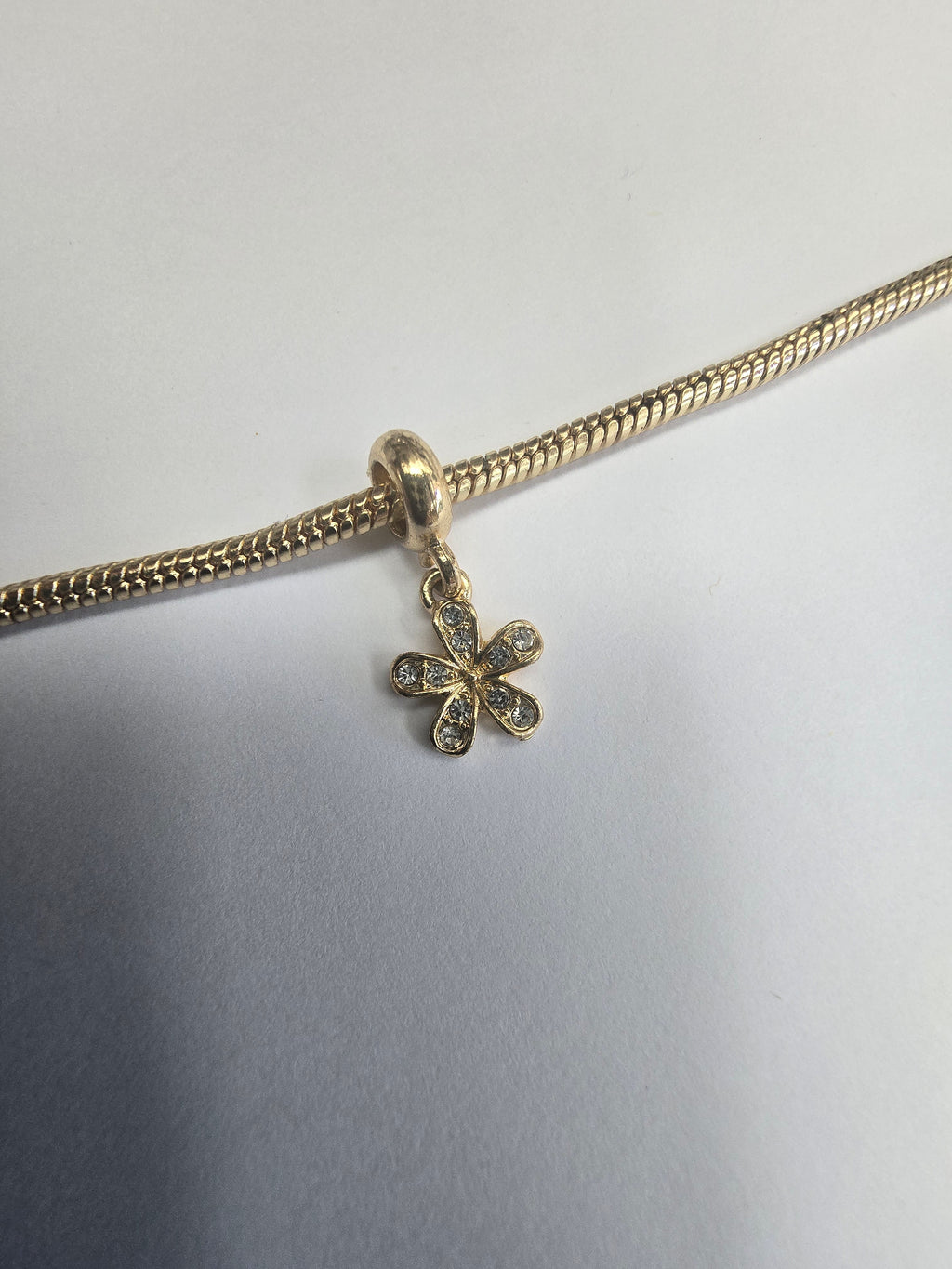 Gold charm fits all charm bracelets