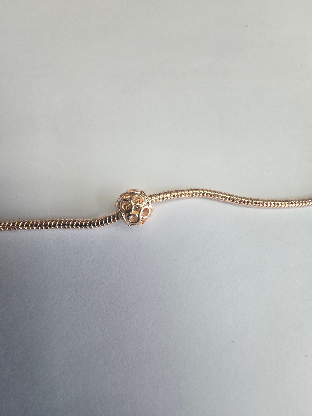 Rose Gold charm fits all charm bracelets