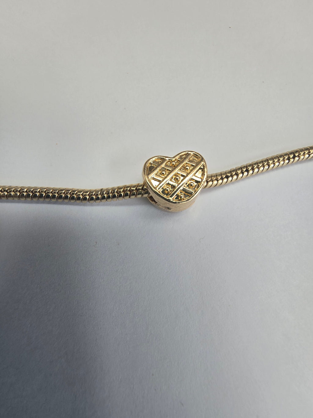 Gold charm fits all charm bracelets