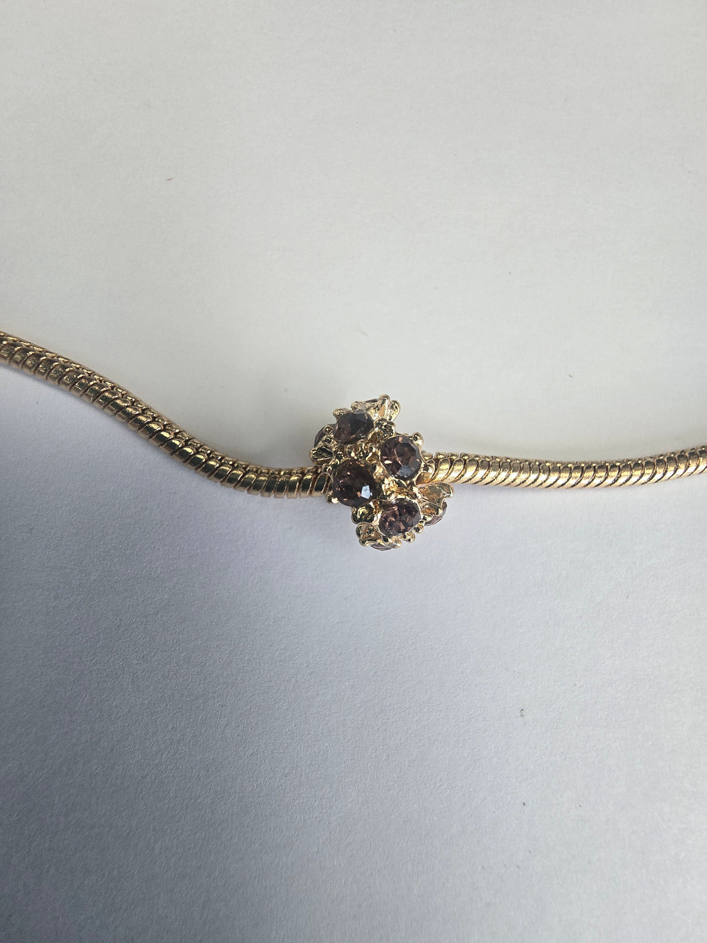 Gold charm fits all charm bracelets