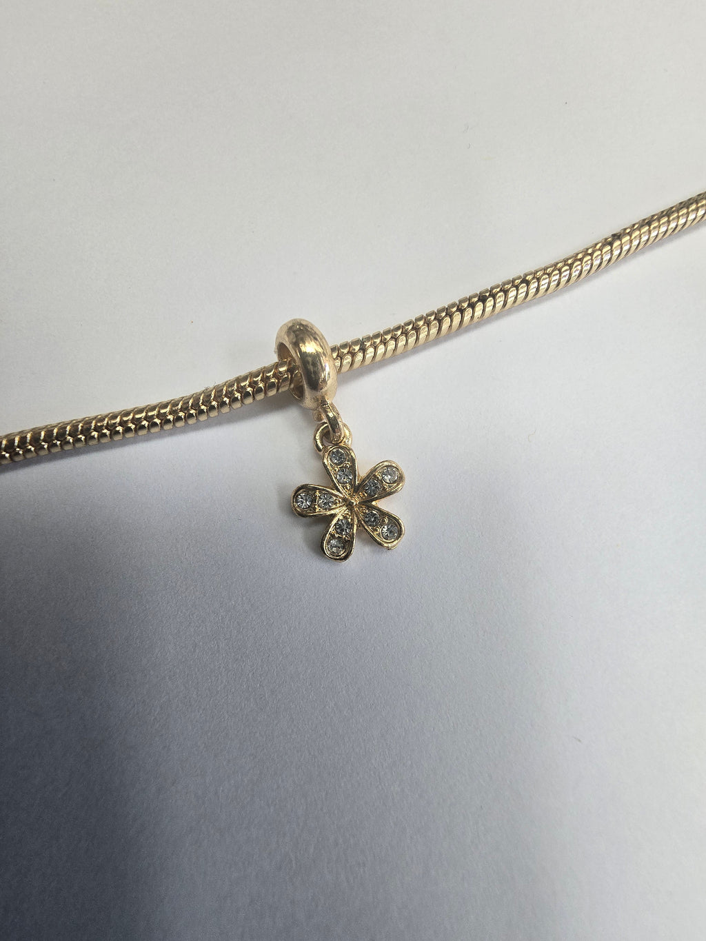 Gold charm fits all charm bracelets