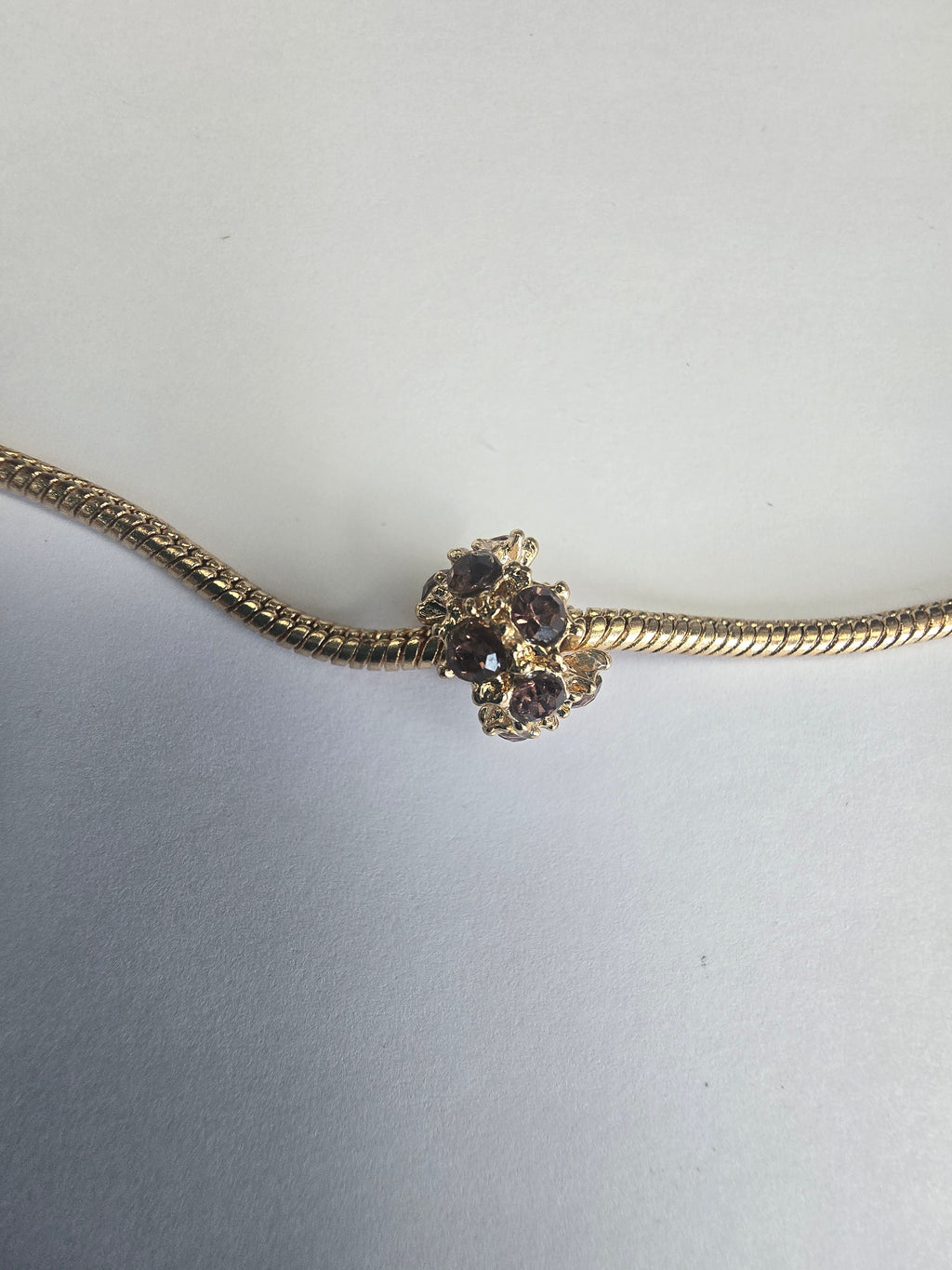 Gold charm fits all charm bracelets