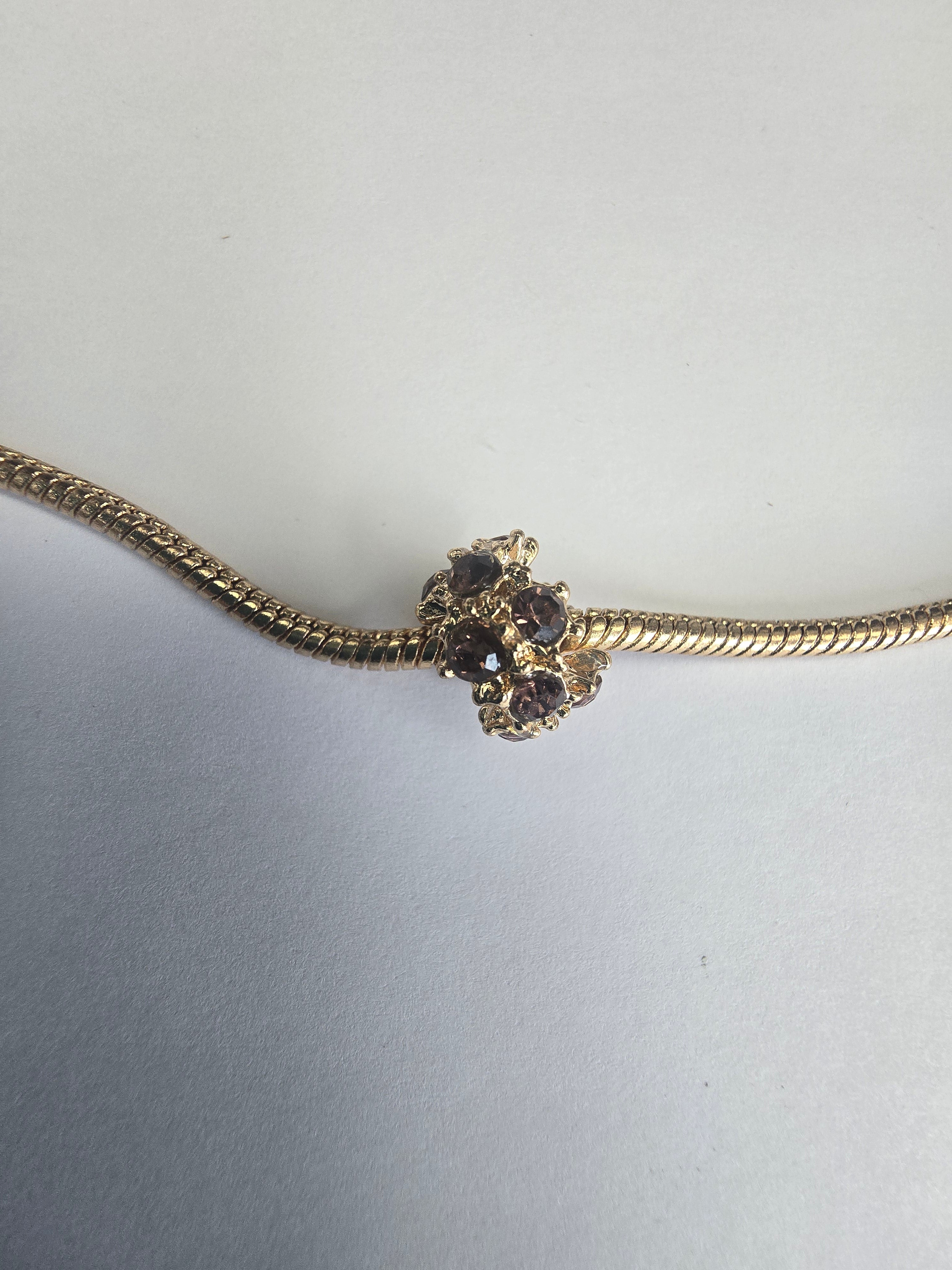 Gold charm fits all charm bracelets