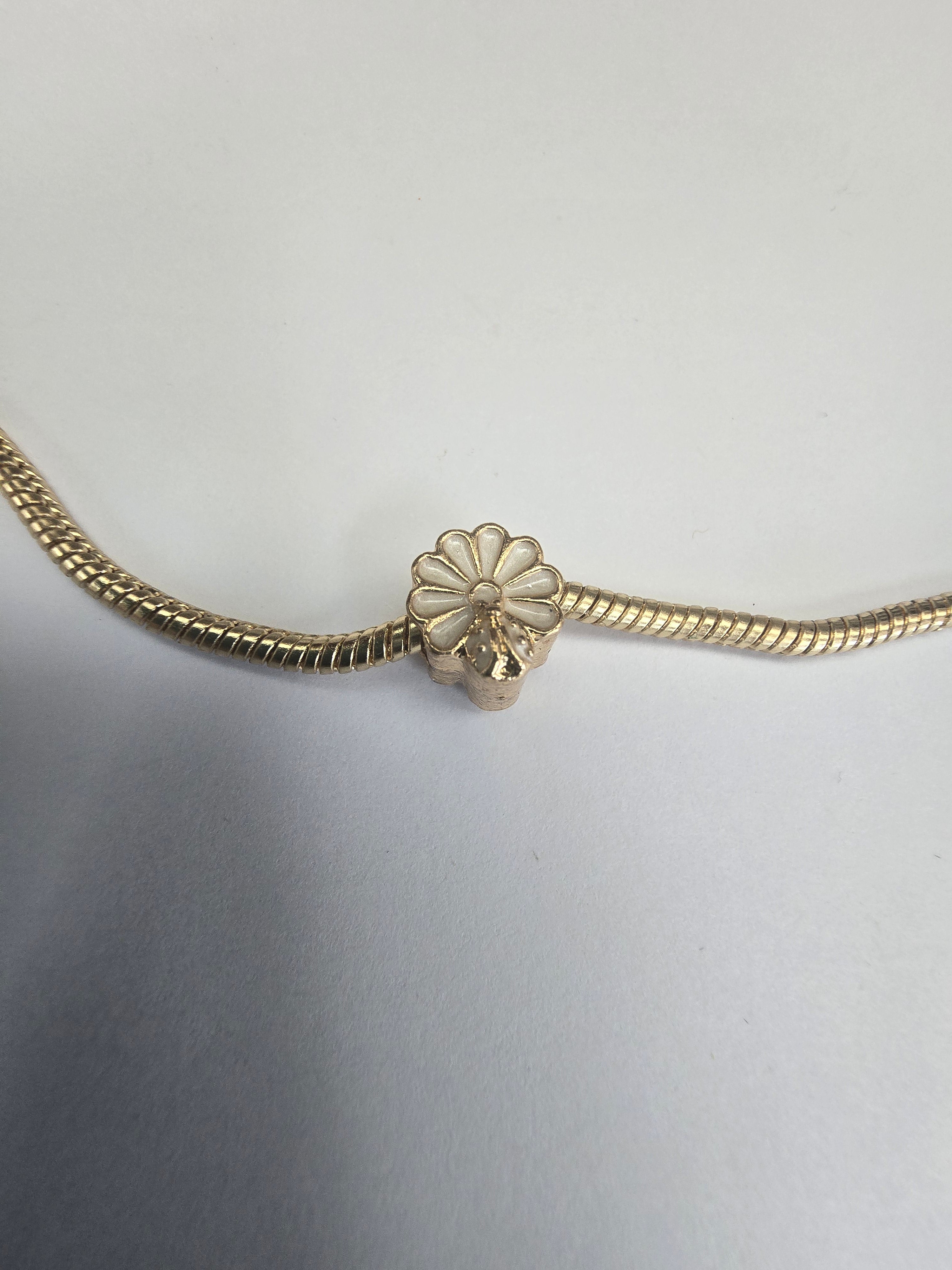 Gold charm fits all charm bracelets