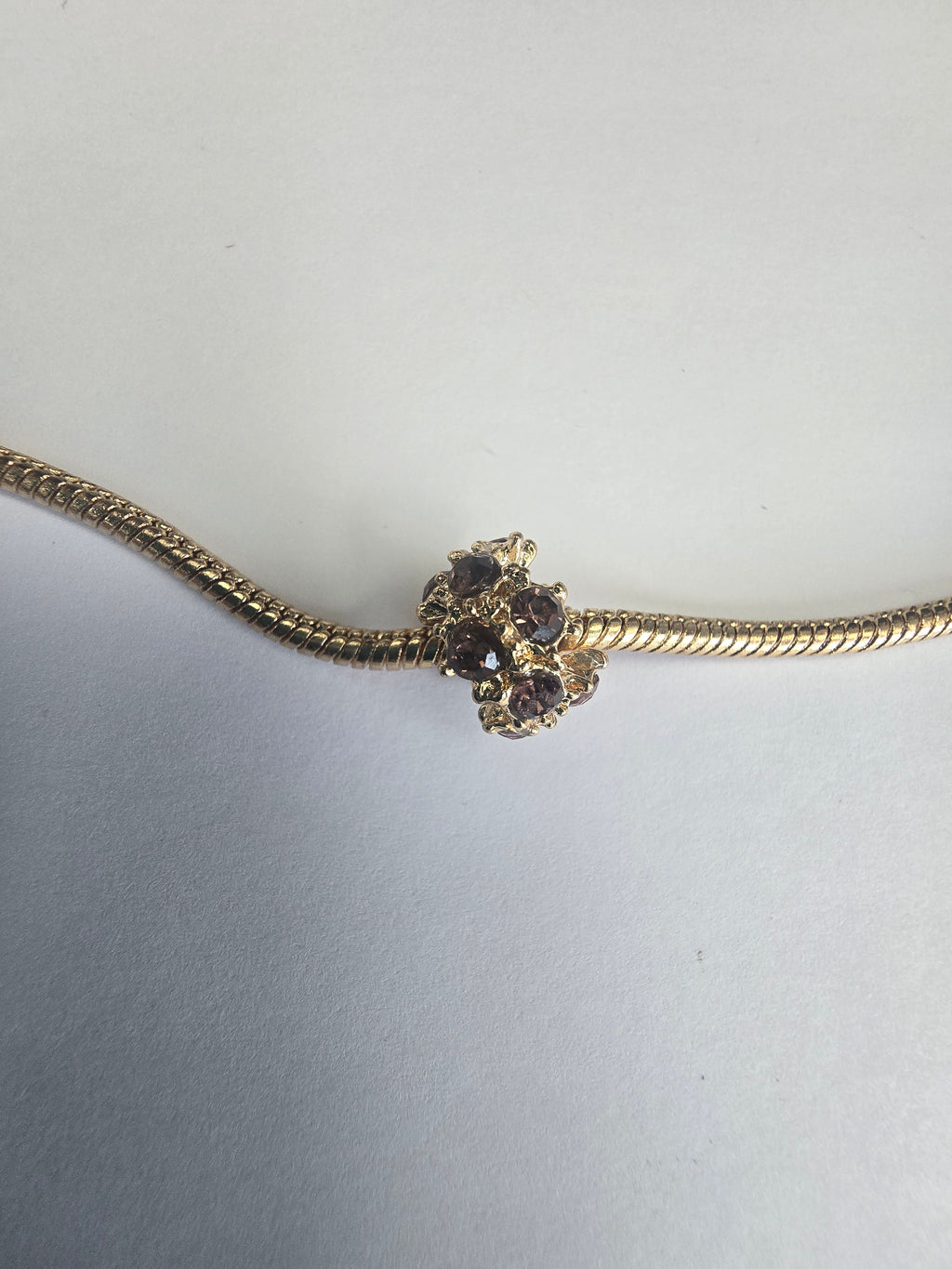 Gold charm fits all charm bracelets