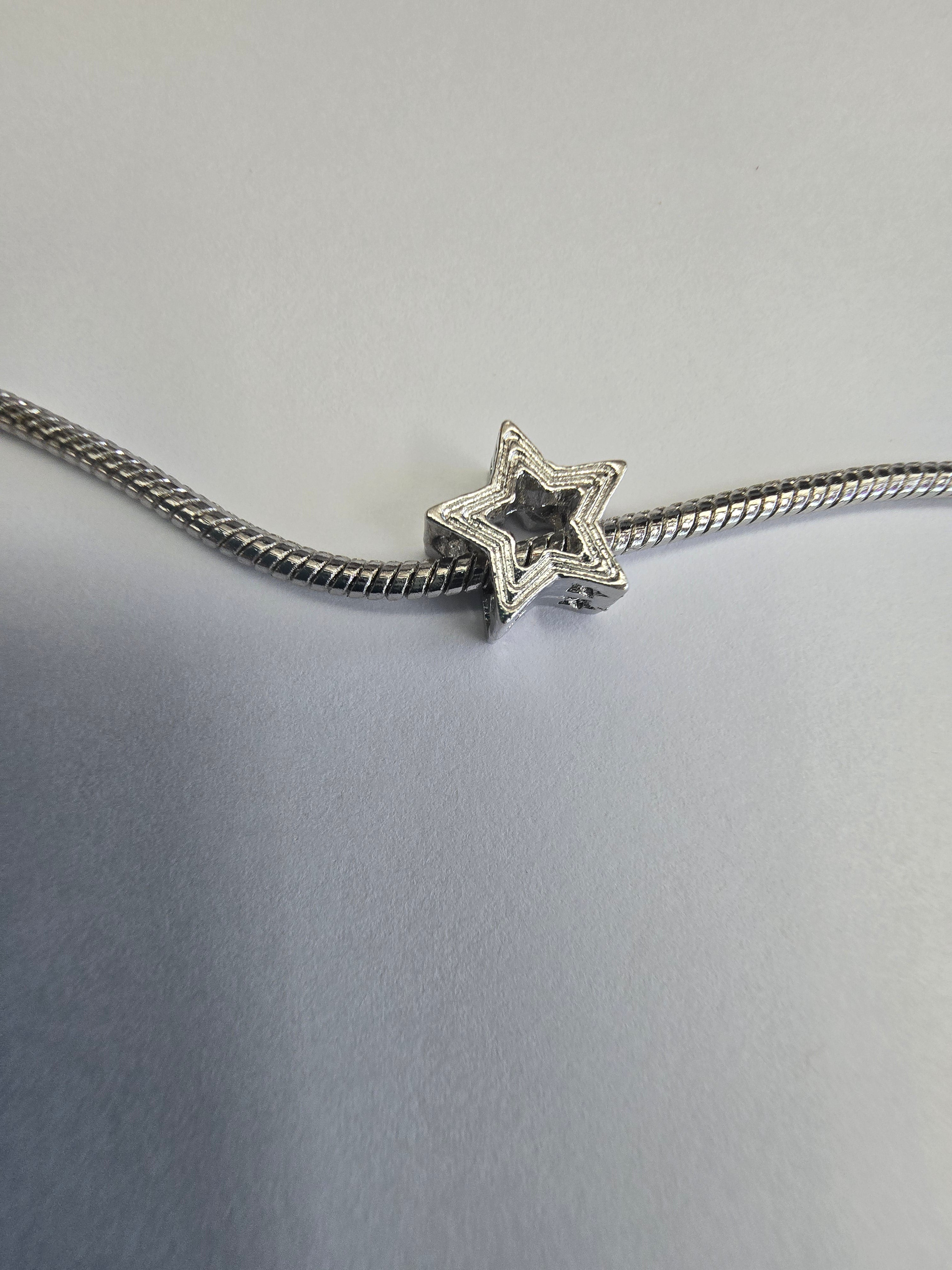 silver charm fits all charm bracelets