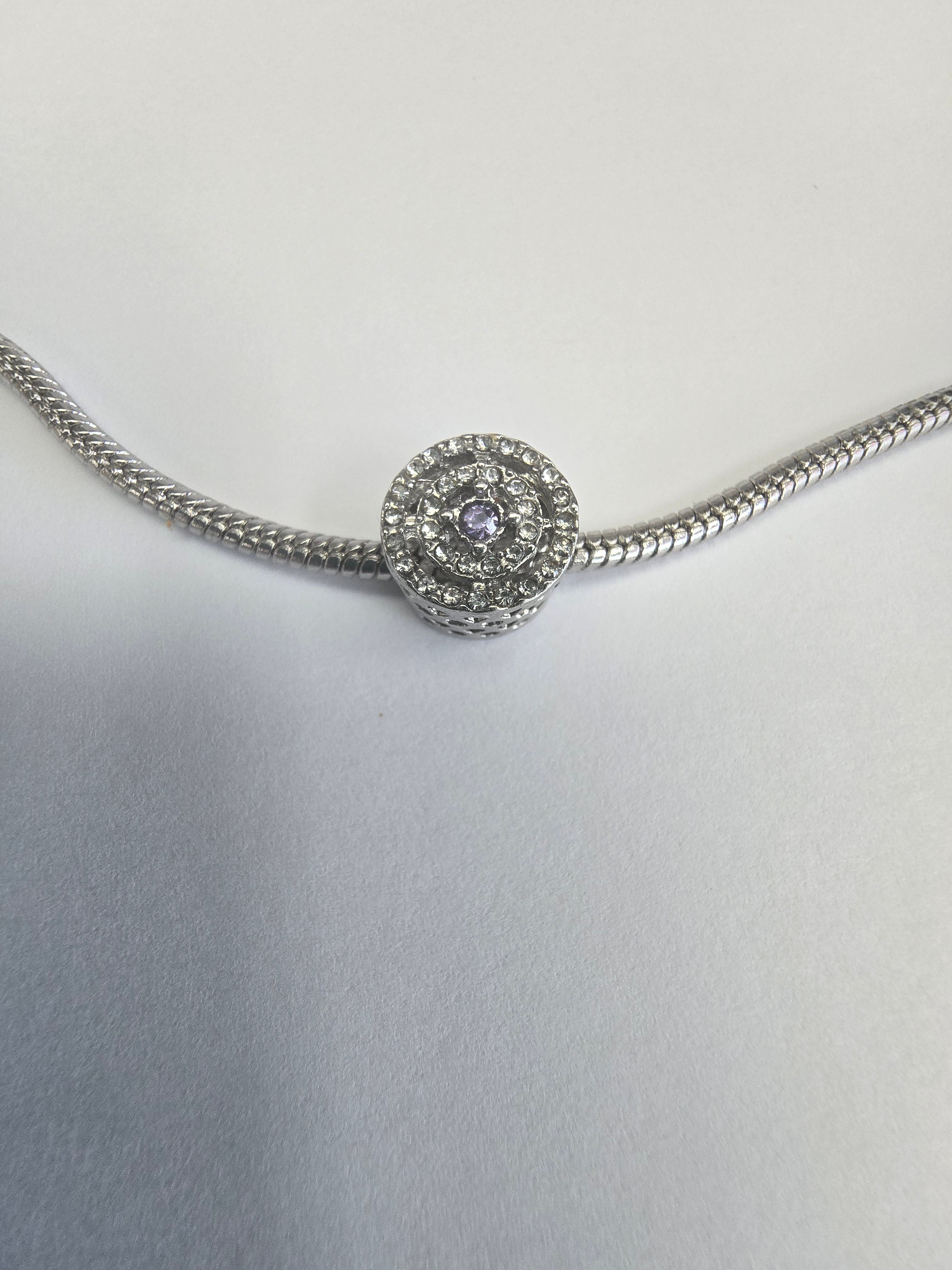 silver charm fits all charm bracelets