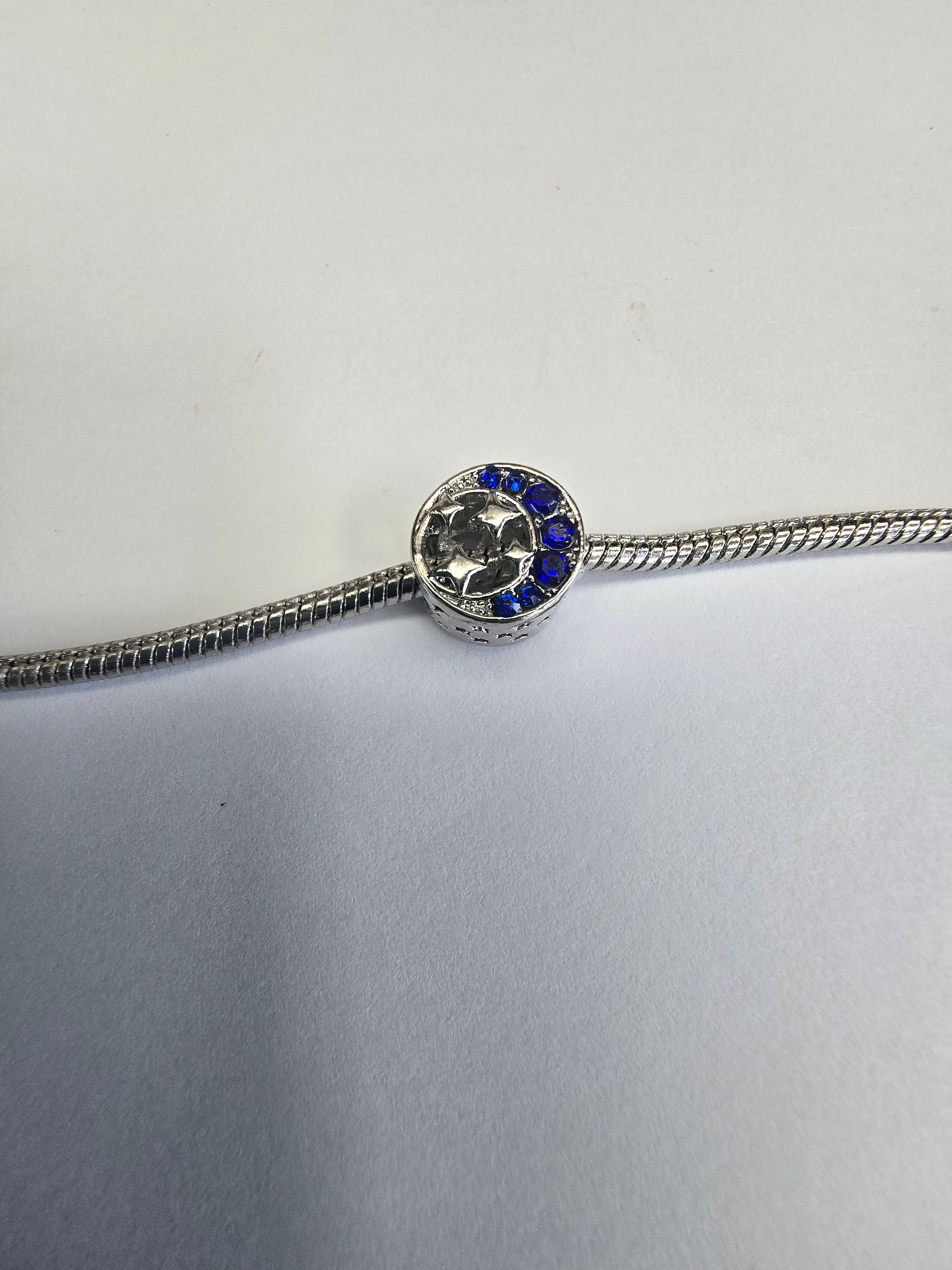 silver charm fits all charm bracelets