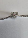 Silver charm fits all charm bracelets