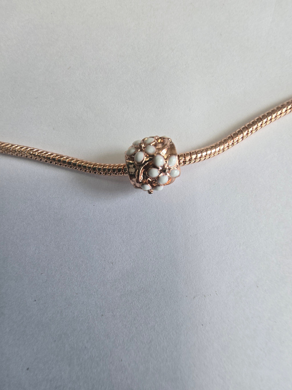 Rose Gold charm fits all charm bracelets
