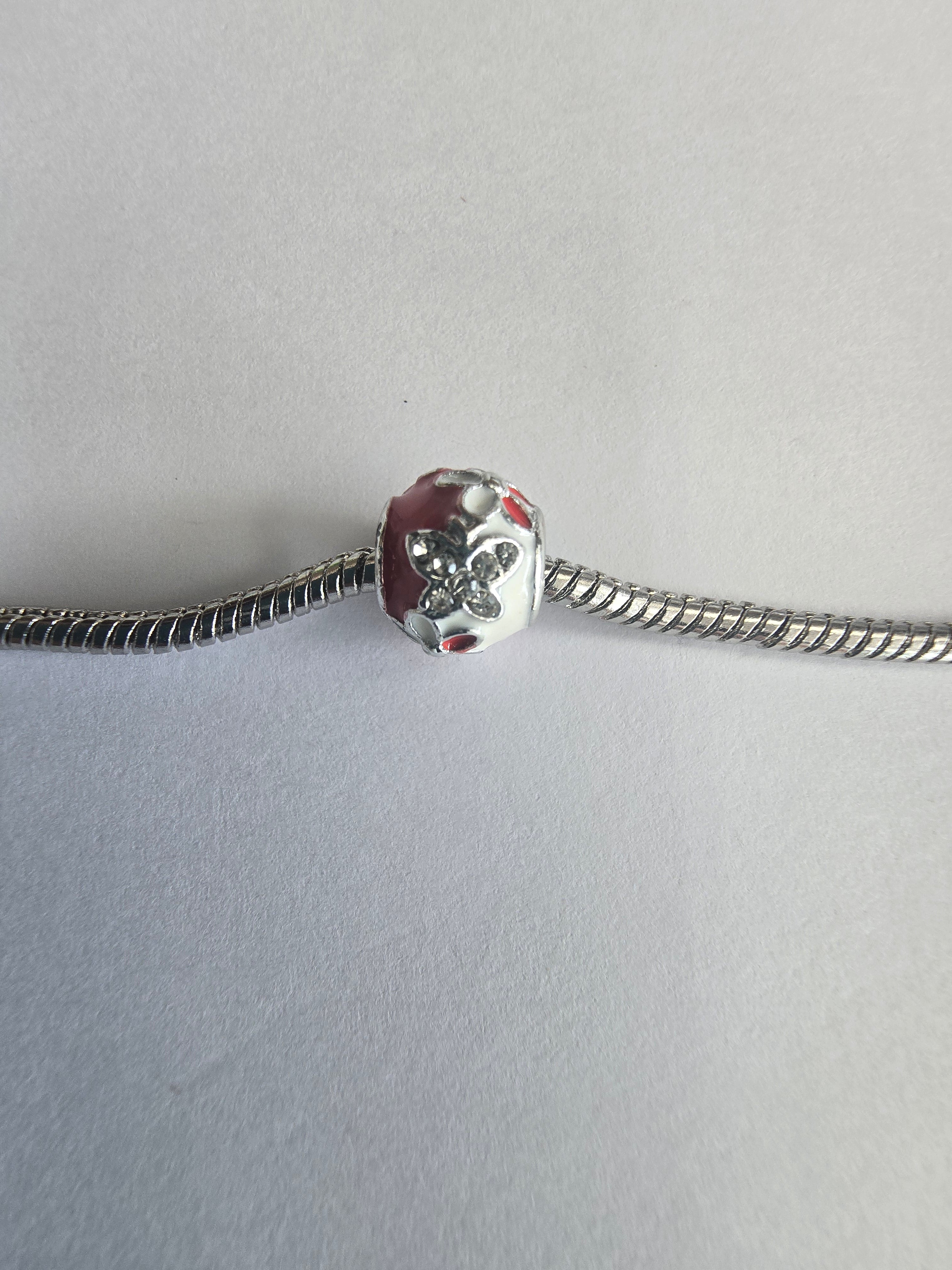 silver charm fits all charm bracelets