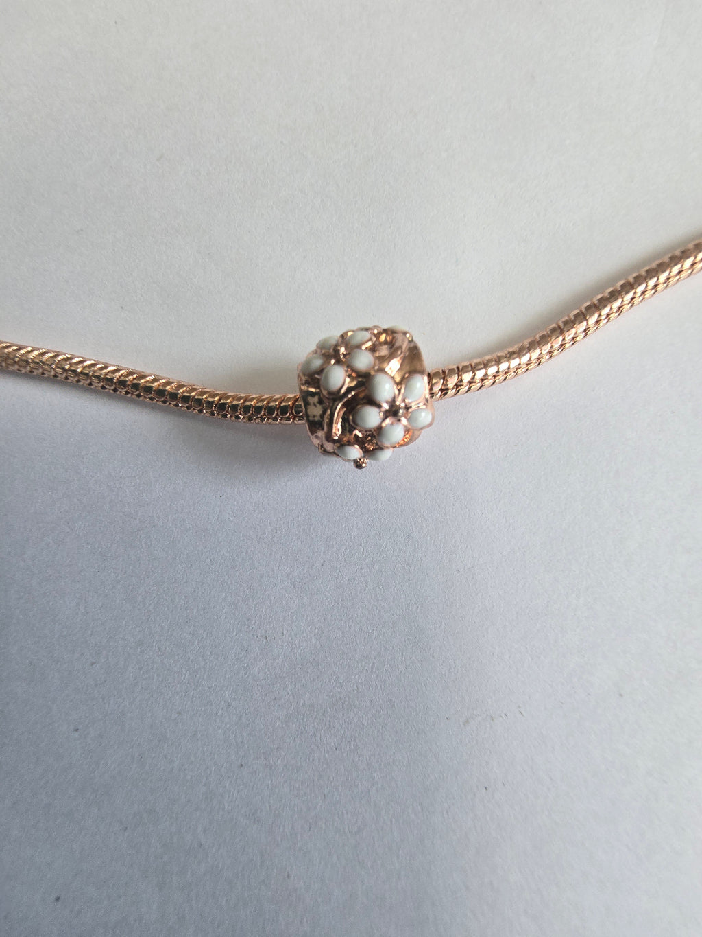 Rose Gold charm fits all charm bracelets