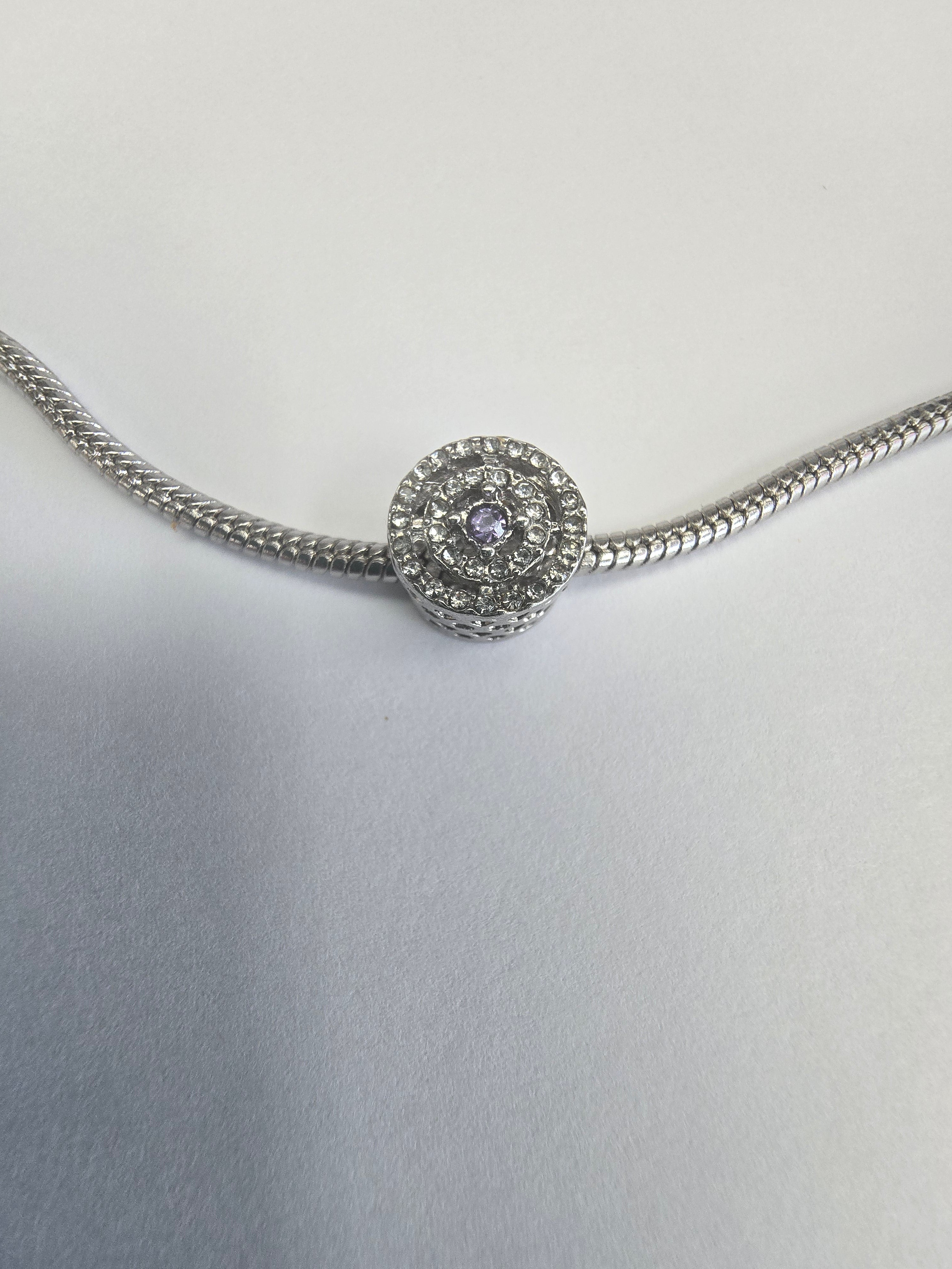 silver charm fits all charm bracelets