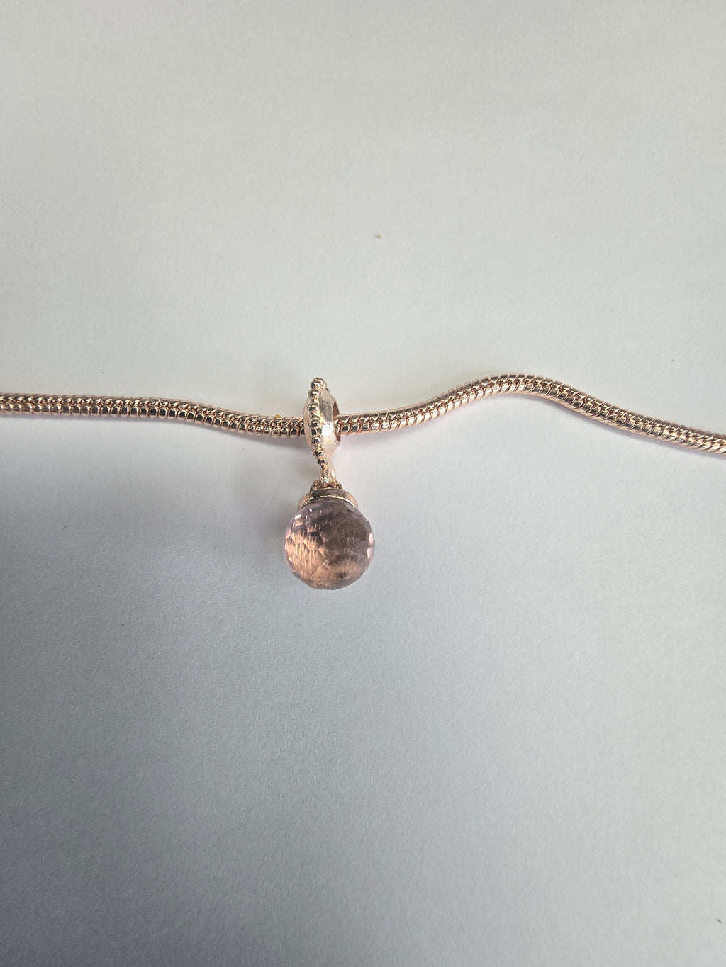 Rose Gold charm fits all charm bracelets