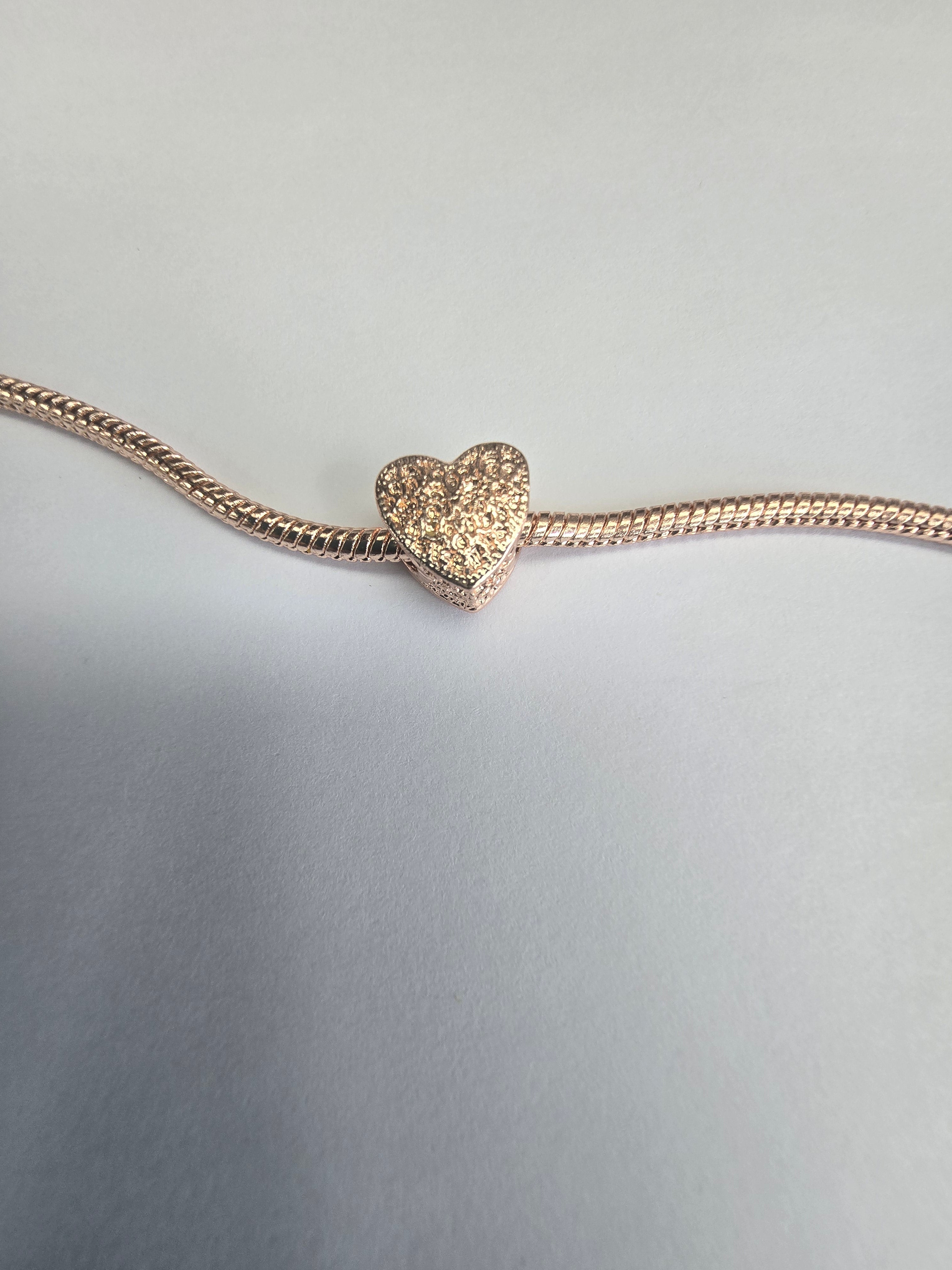 Rose Gold charm fits all charm bracelets