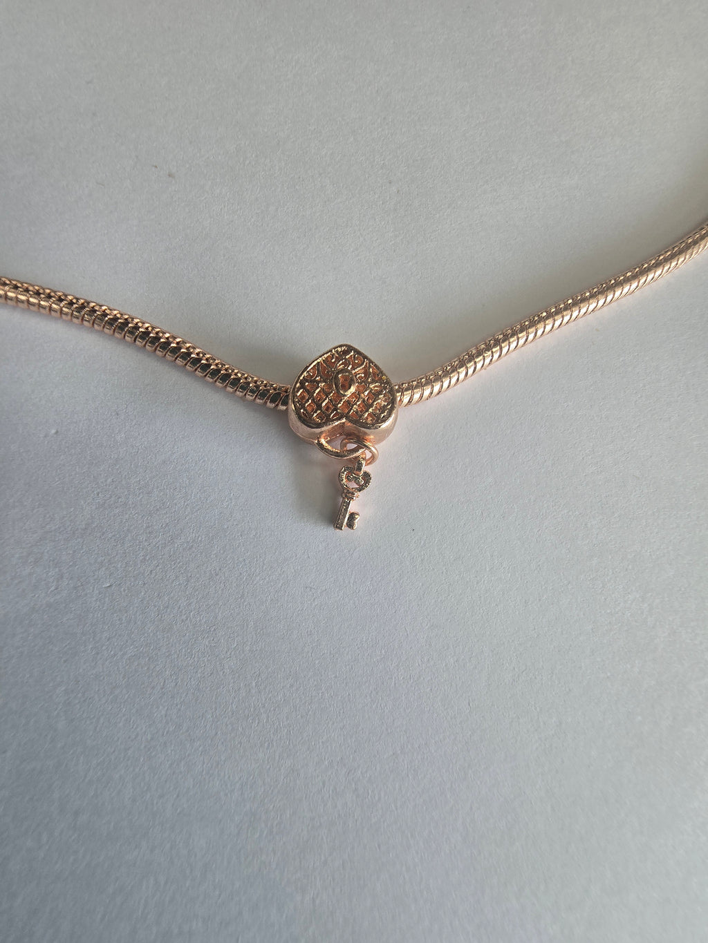 Rose Gold charm fits all charm bracelets