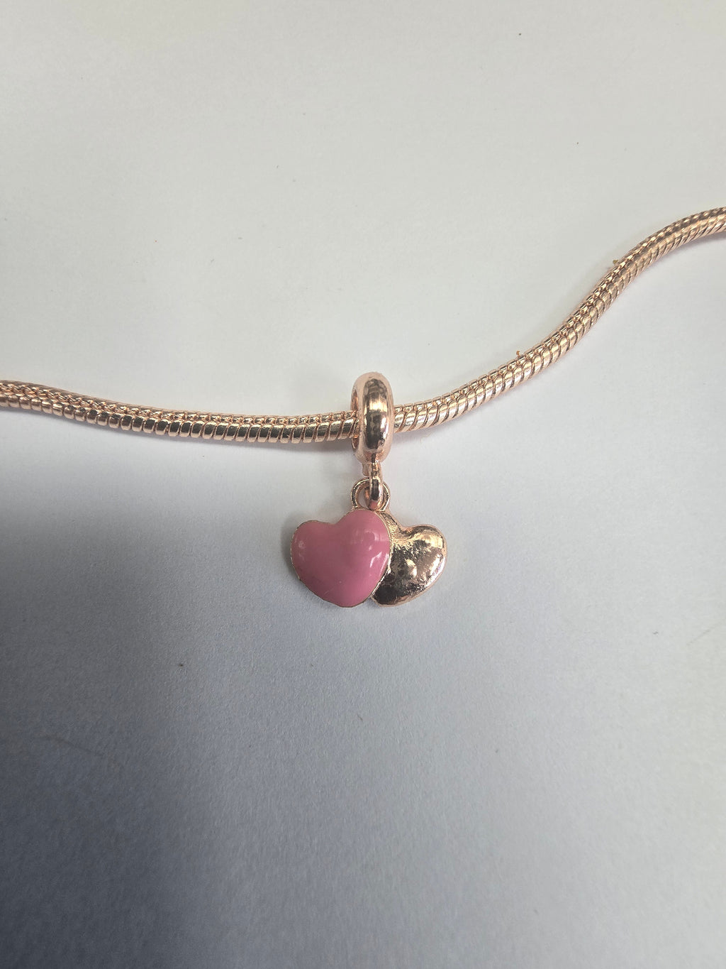 Rose Gold charm fits all charm bracelets